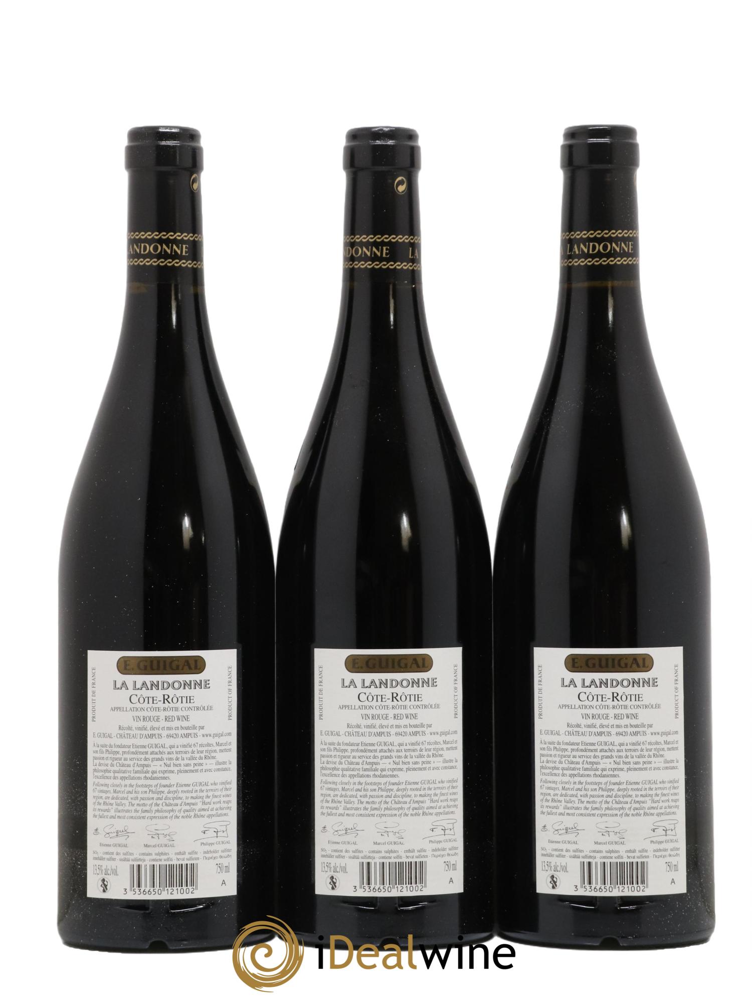 Côte-Rôtie La Landonne Guigal 2012 - Lot of 6 bottles - 4