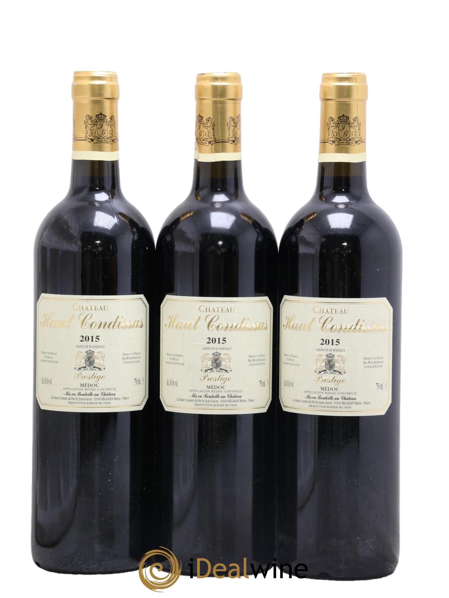 Haut-Condissas - Cuvée Prestige 2015 - Posten von 3 Flaschen - 0