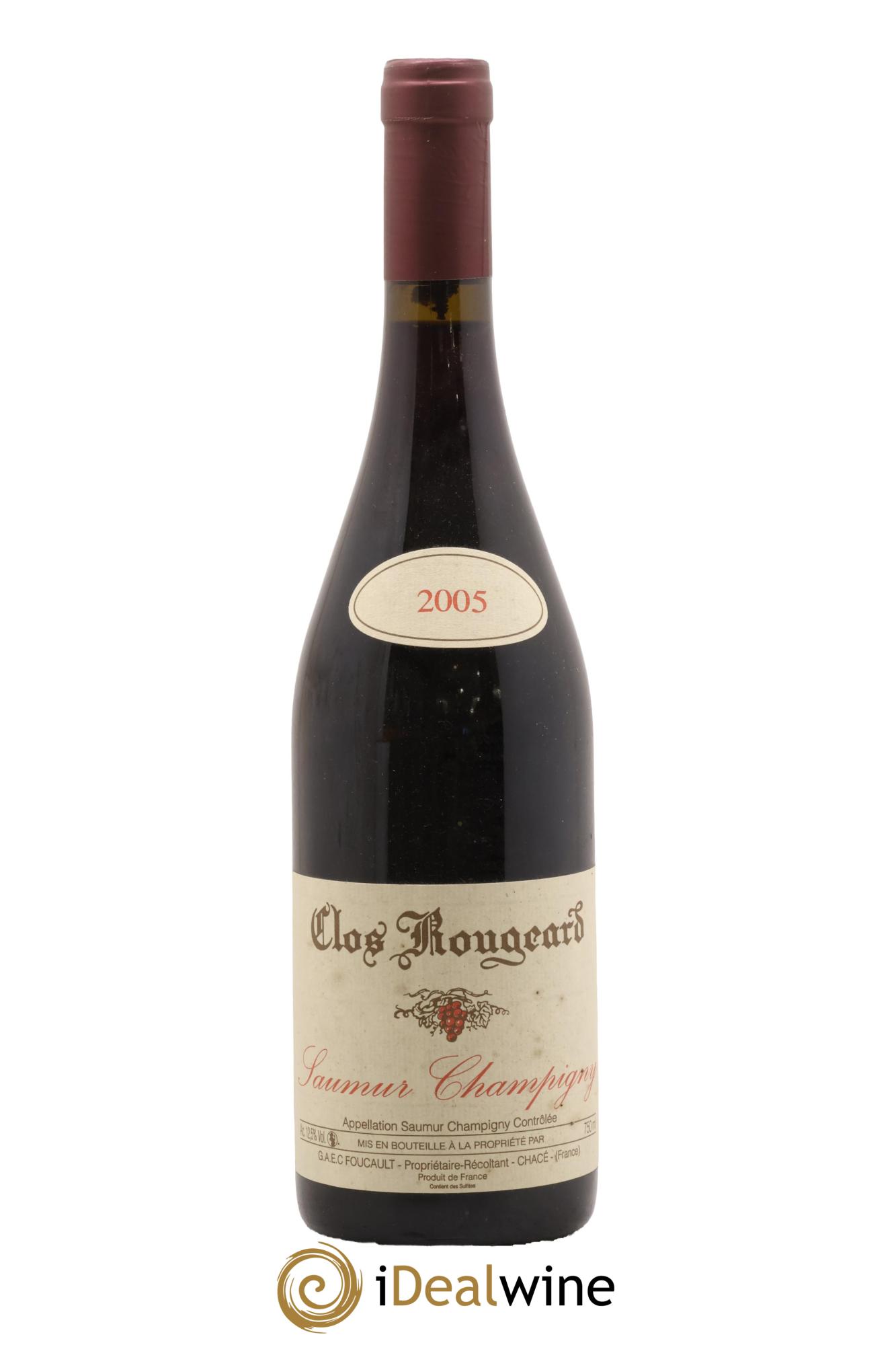 Saumur-Champigny Clos Rougeard 2005 - Lot de 1 bouteille - 0