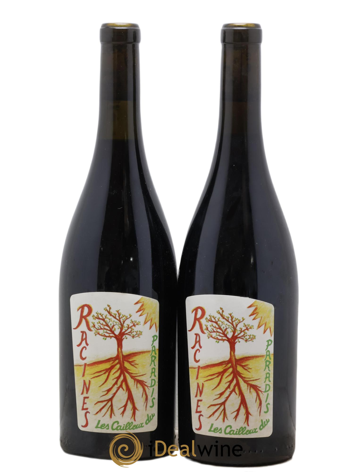 Vin de France Racines Les Cailloux du Paradis - Claude Courtois 2017 - Lot de 2 bouteilles - 0