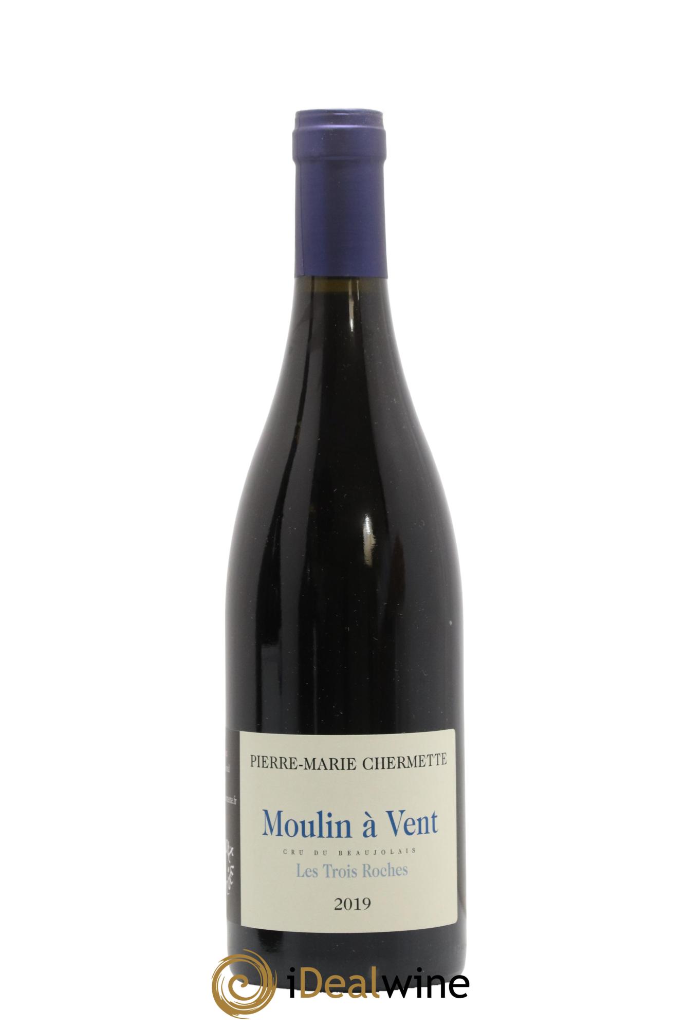 Moulin-à-Vent Les Trois Roches Domaine du Vissoux - P-M. Chermette 2019 - Lot de 1 bouteille - 0