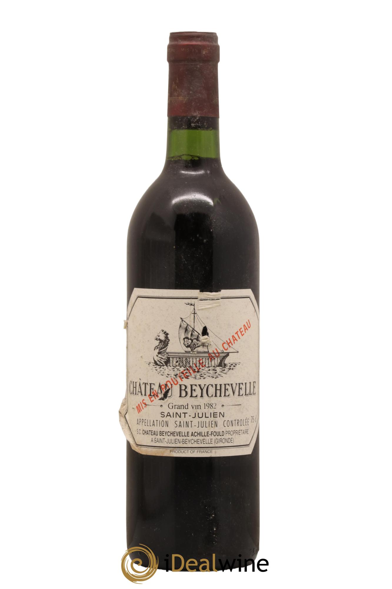 Château Beychevelle 4ème Grand Cru Classé 1982 - Lot de 1 bouteille - 0