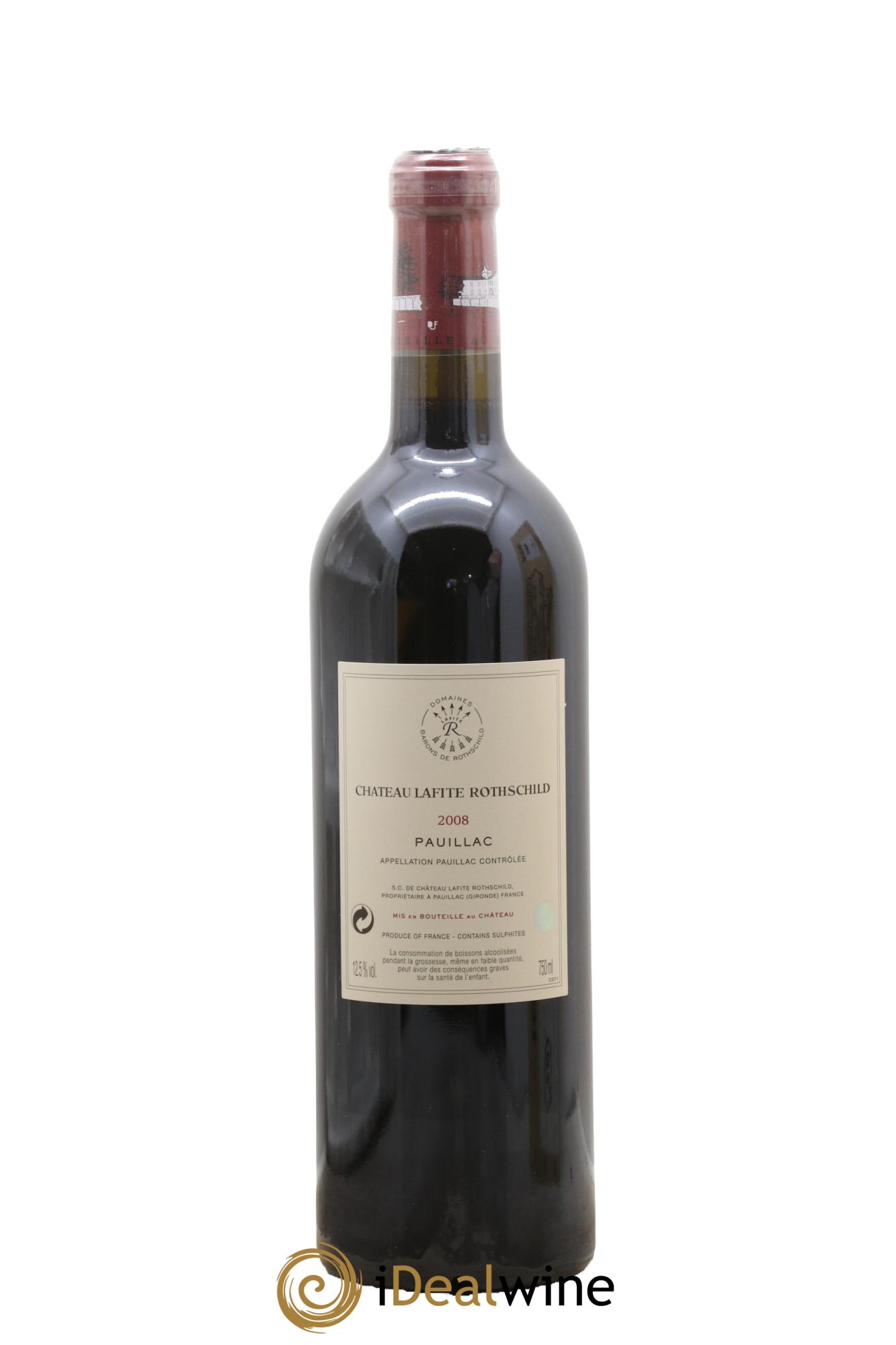 Château Lafite Rothschild 1er Grand Cru Classé 2008 - Lot de 1 bouteille - 2