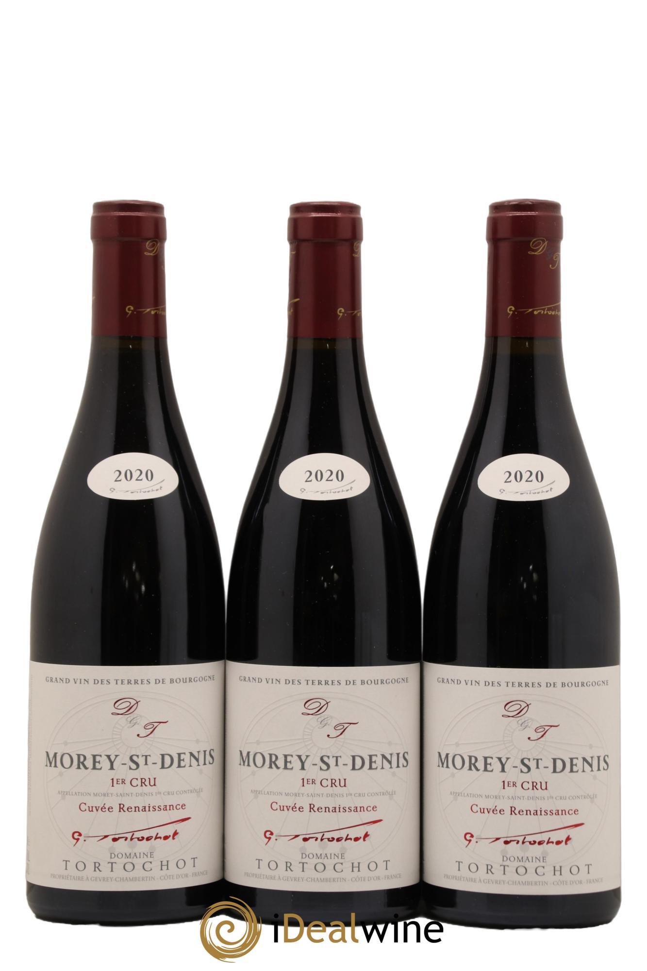 Morey-Saint-Denis 1er Cru Cuvée Renaissance Tortochot (Domaine) 2020 - Lot de 3 bouteilles - 0