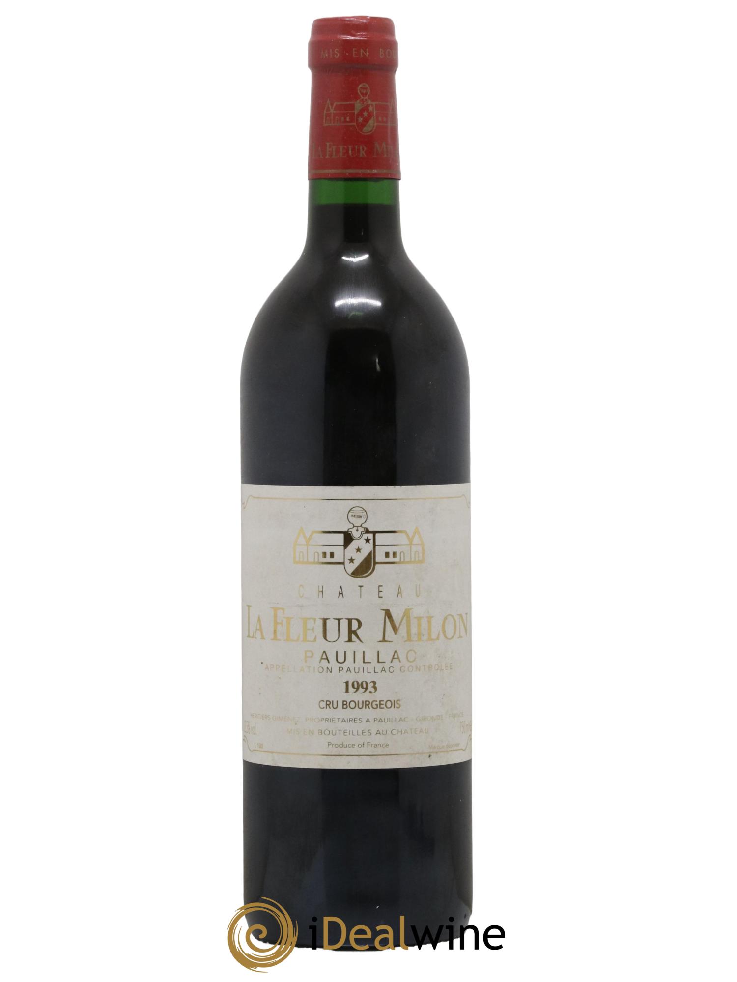 Château la Fleur Milon Cru Bourgeois 1993 - Lot de 1 bouteille - 0
