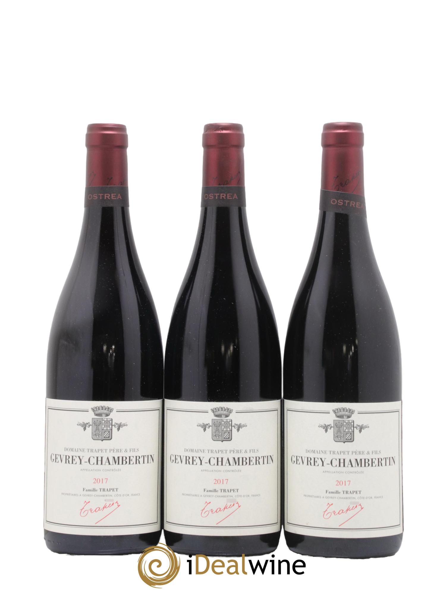 Gevrey-Chambertin Ostrea Domaine Trapet 2017 - Lotto di 3 bottiglie - 0