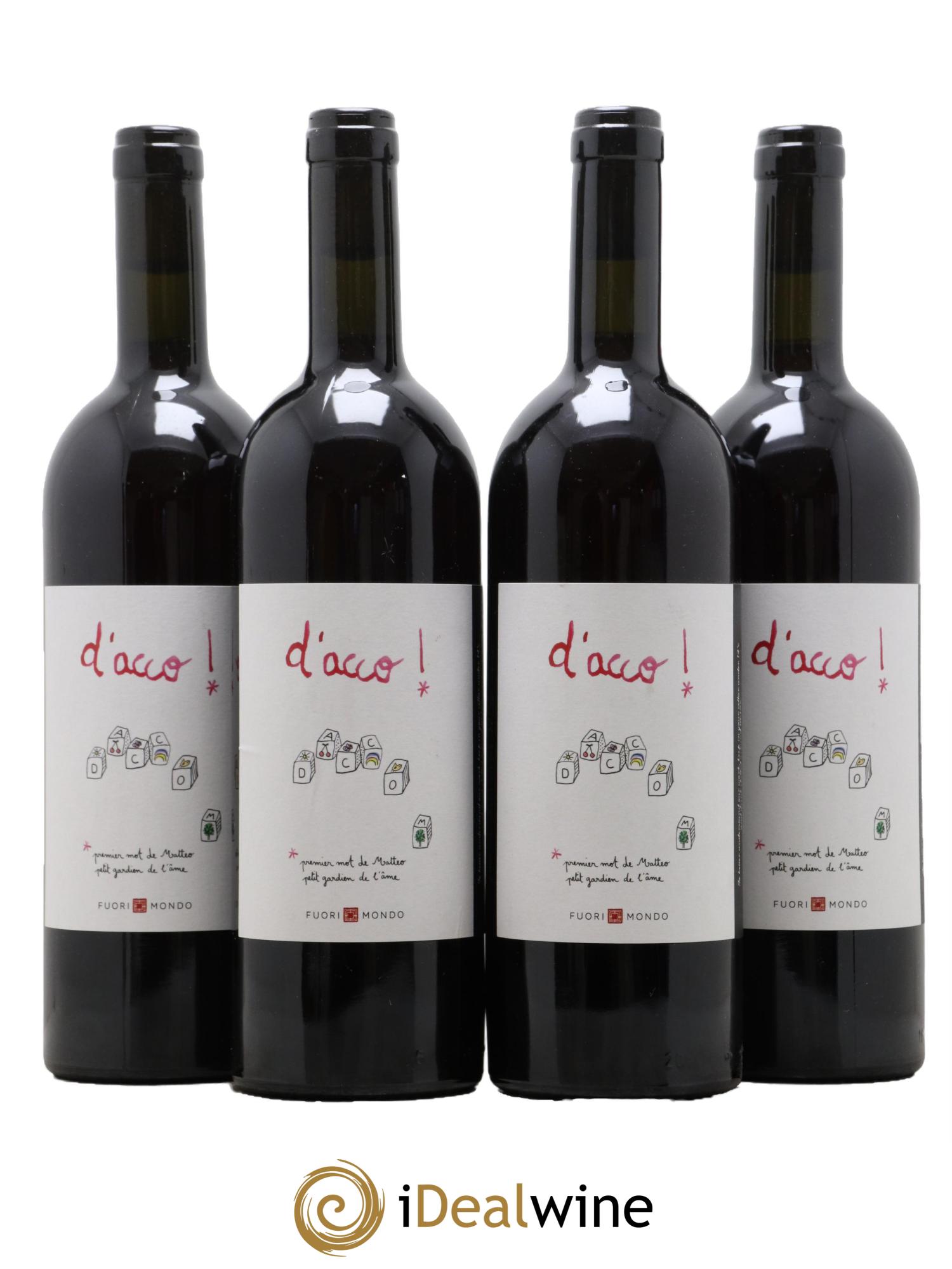 Toscana IGT D'Acco Fuori Mondo 2022 - Lotto di 4 bottiglie - 0