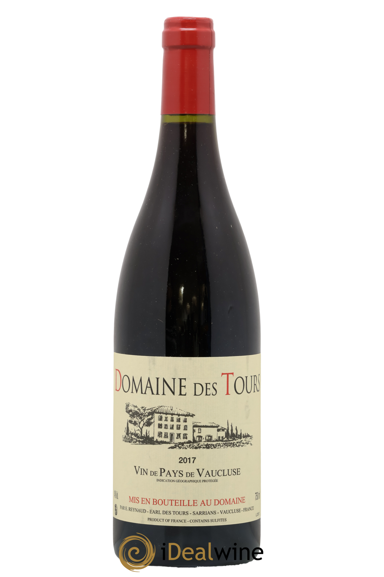 Vaucluse (Vin de Pays de Vaucluse) Domaine des Tours Emmanuel Reynaud 2017 - Lot de 1 bouteille - 0