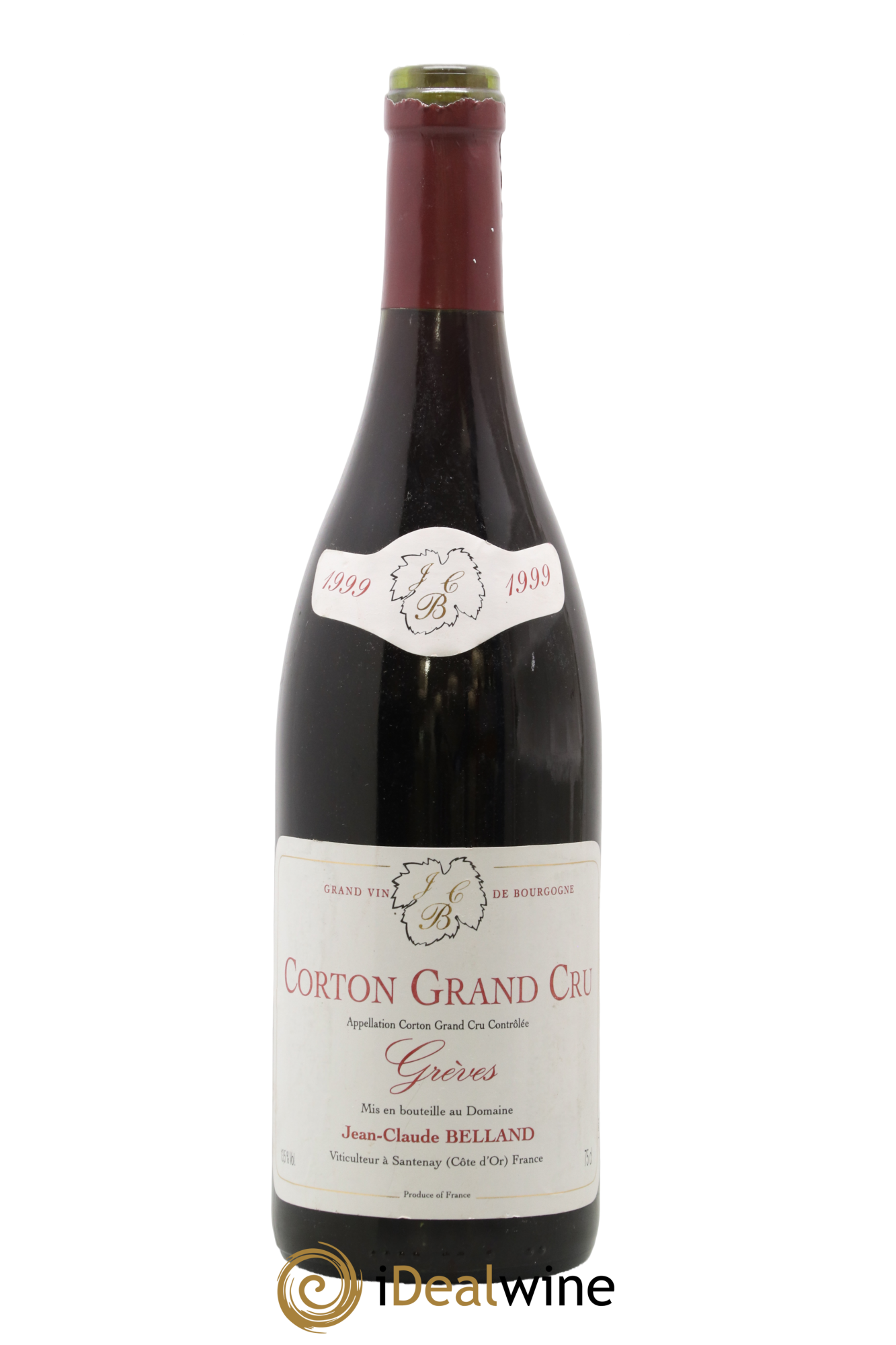 Corton Grand Cru Grèves Jean-Claude Belland 1999 - Lot de 1 bouteille - 0
