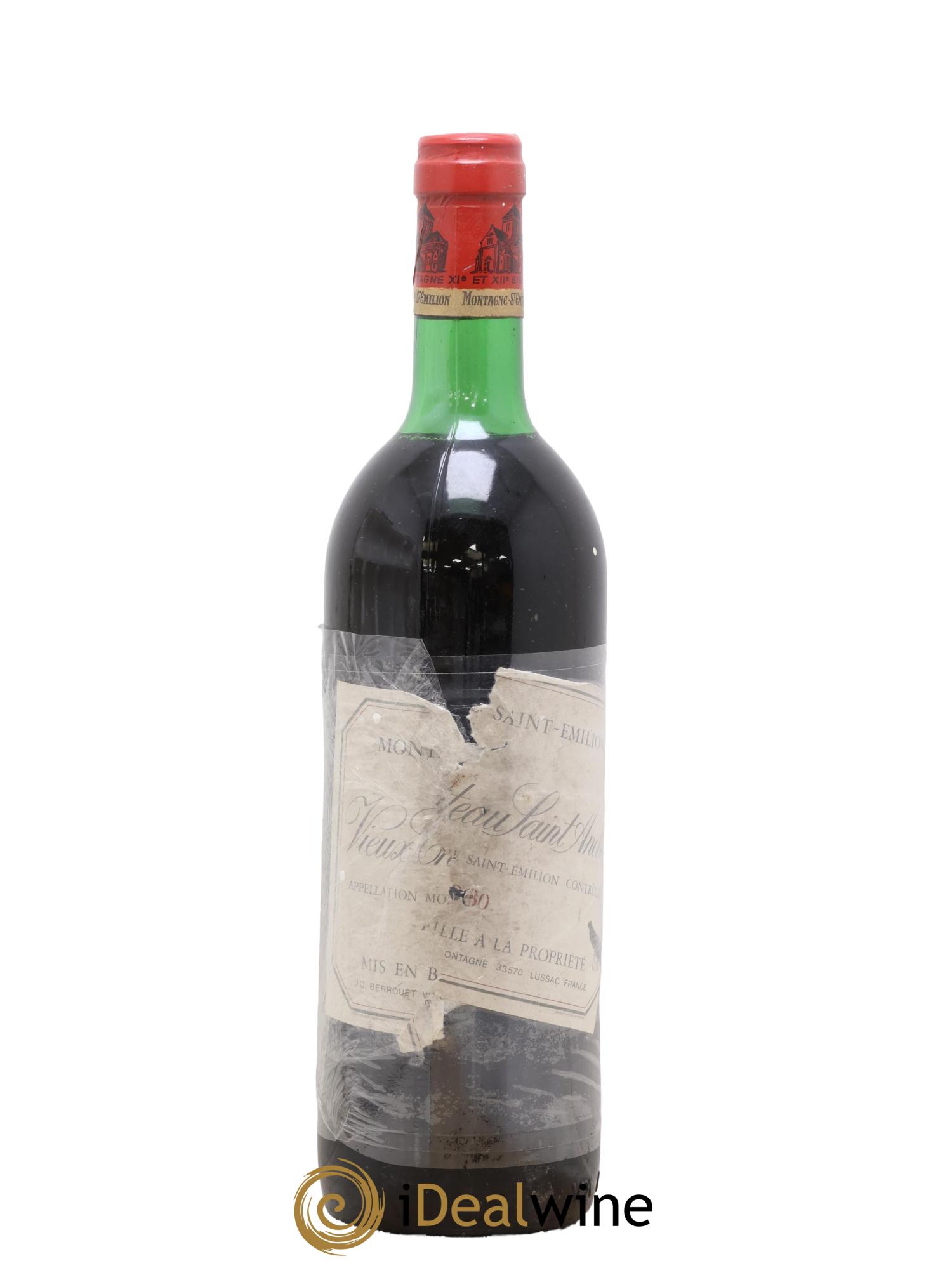 Saint-Émilion Château Saint-André 1980 - Lot de 1 bouteille - 0