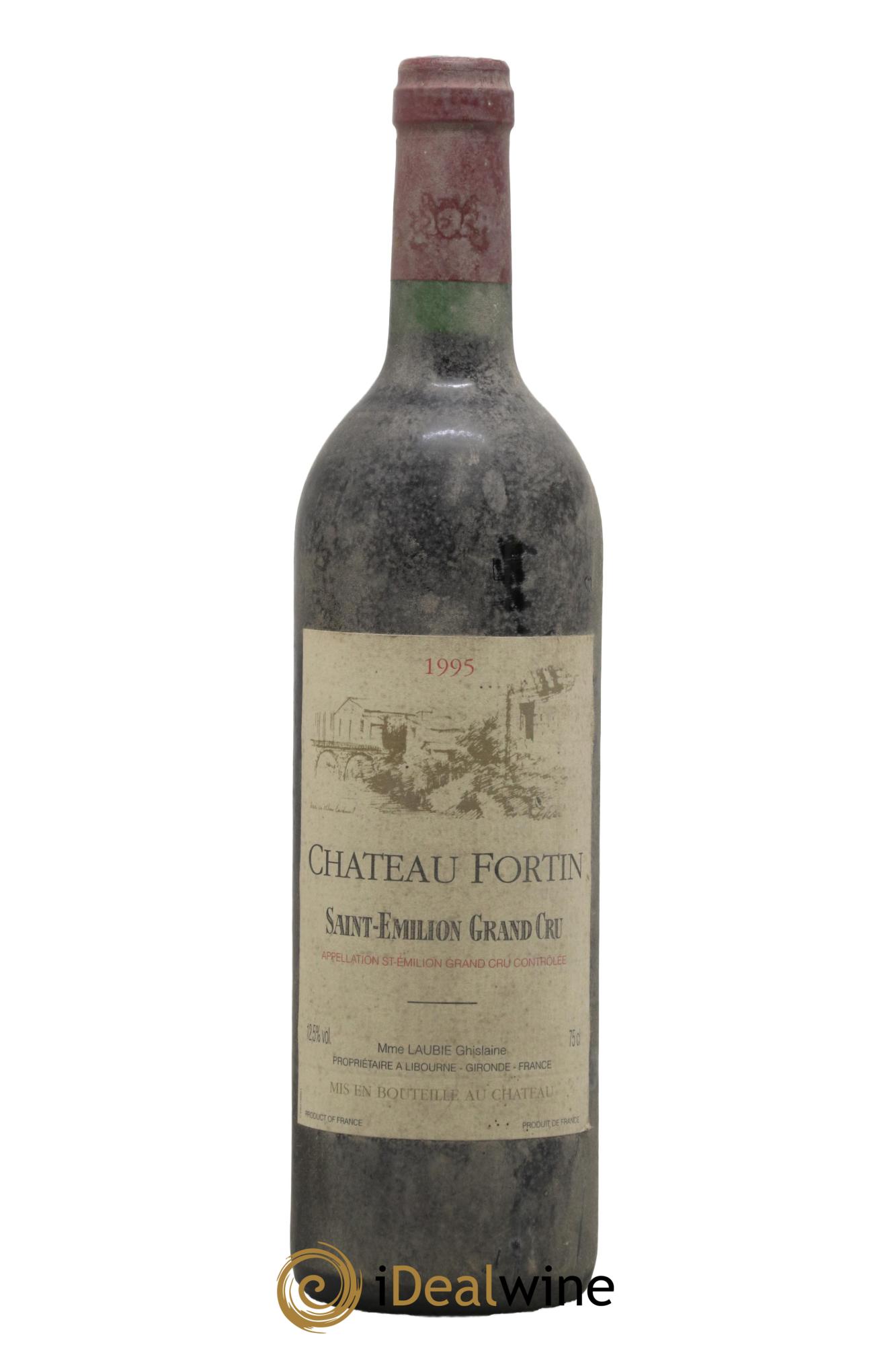 Saint-Émilion Grand Cru Château Fortin 1995 - Lot de 1 bouteille - 0