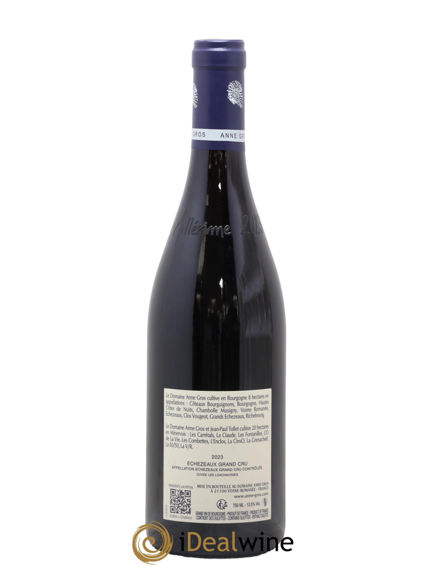 Echezeaux Grand Cru Les Loachausses Anne Gros 2023 - Lot de 1 bouteille - 1