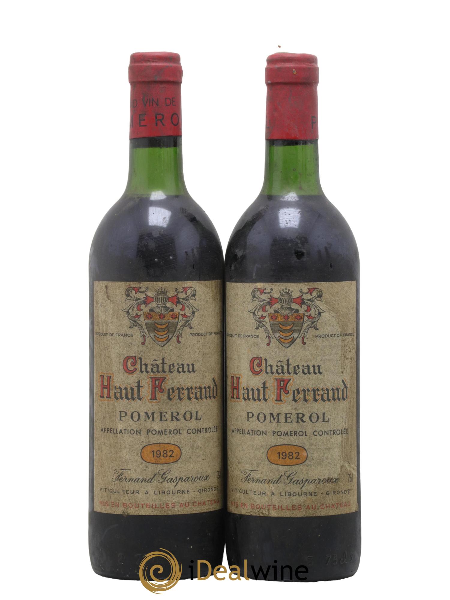 Château Haut Ferrand 1982 - Lotto di 2 bottiglie - 0