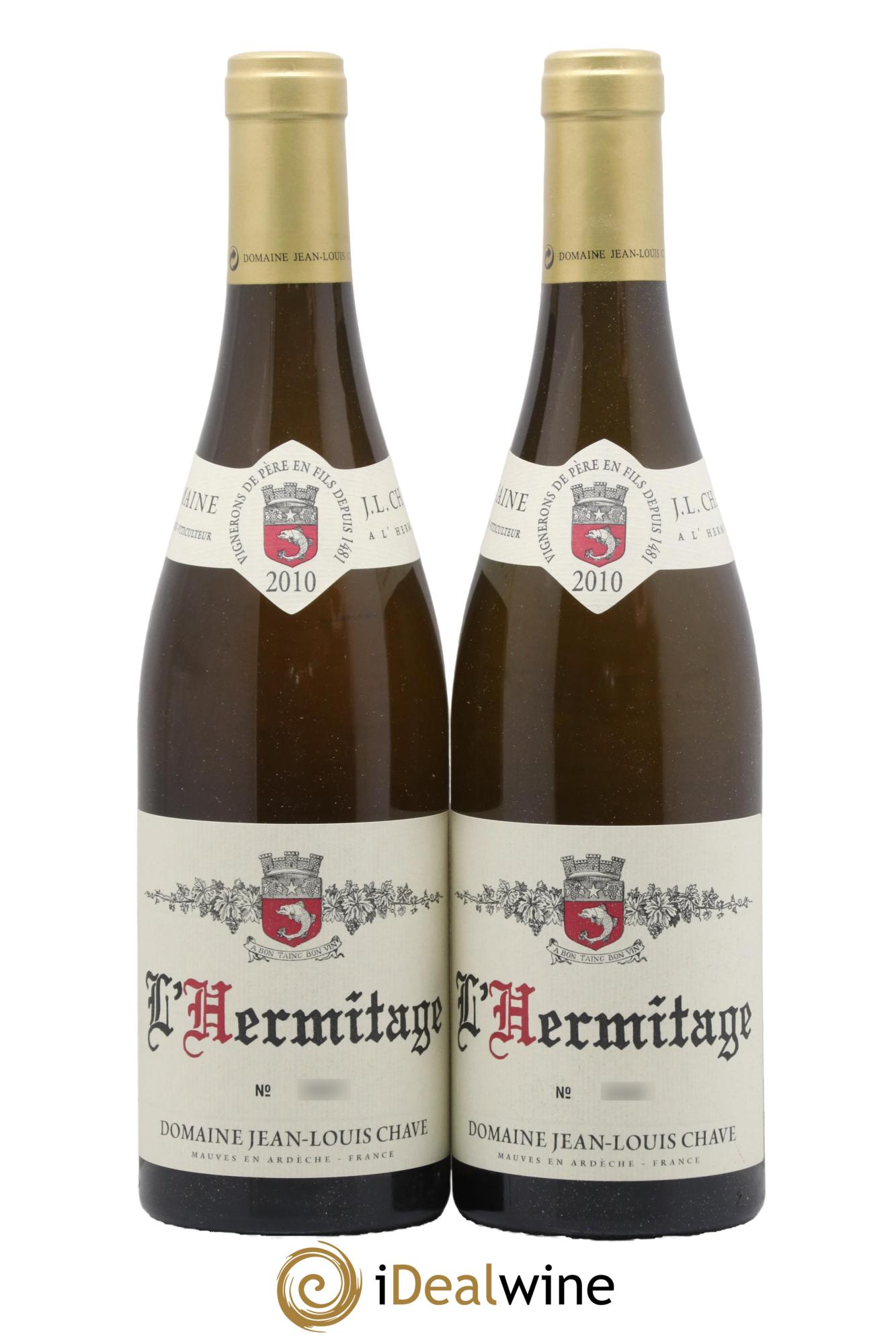 Hermitage Jean-Louis Chave 2010 - Lot de 2 bouteilles - 0