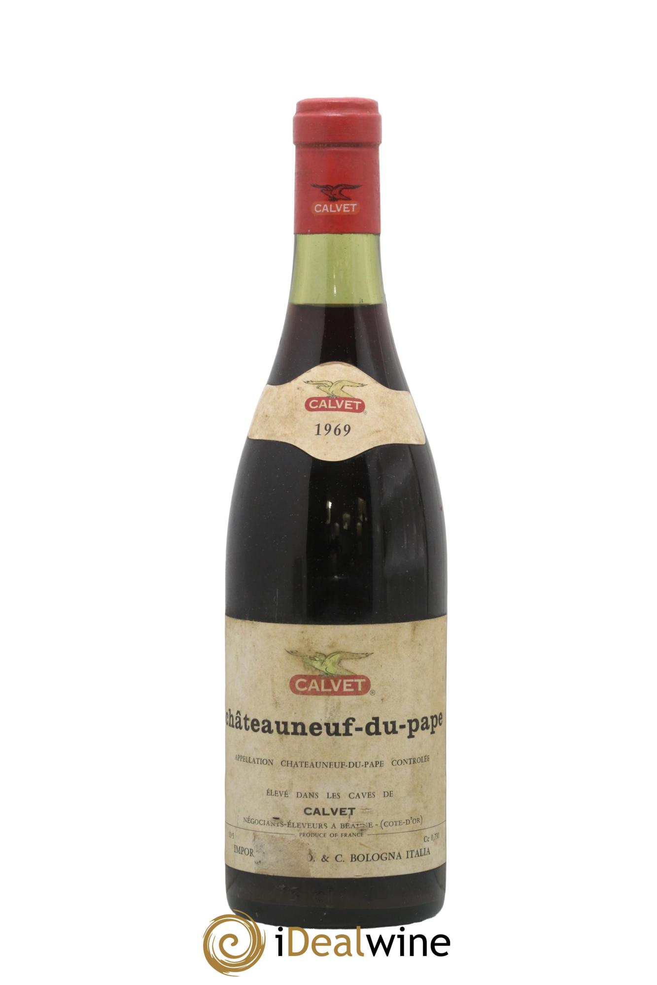 Châteauneuf-du-Pape Calvet 1969 - Lot of 1 bottle - 0