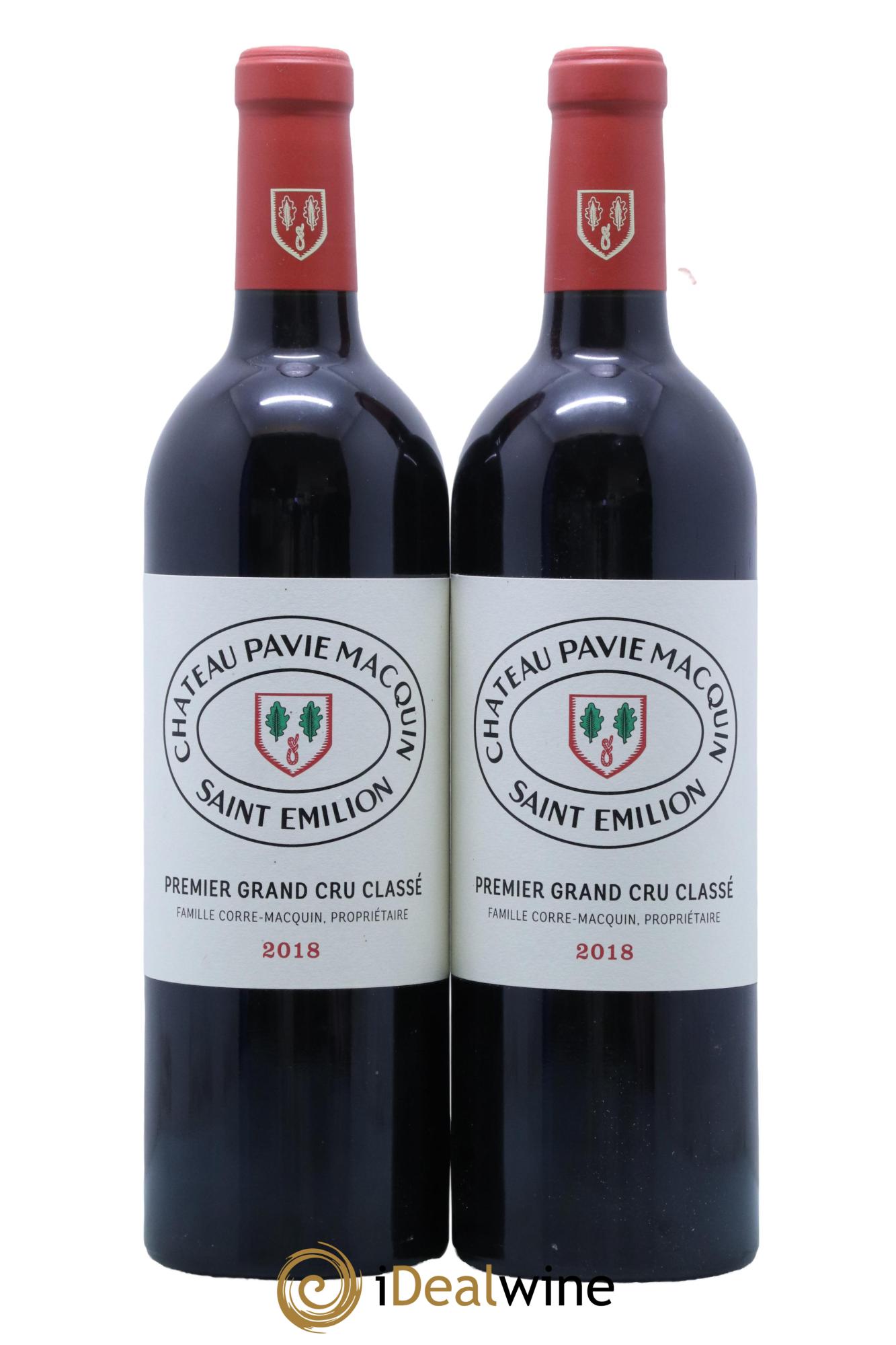 Château Pavie Macquin 1er Grand Cru Classé B 2018 - Lot de 2 bouteilles - 0