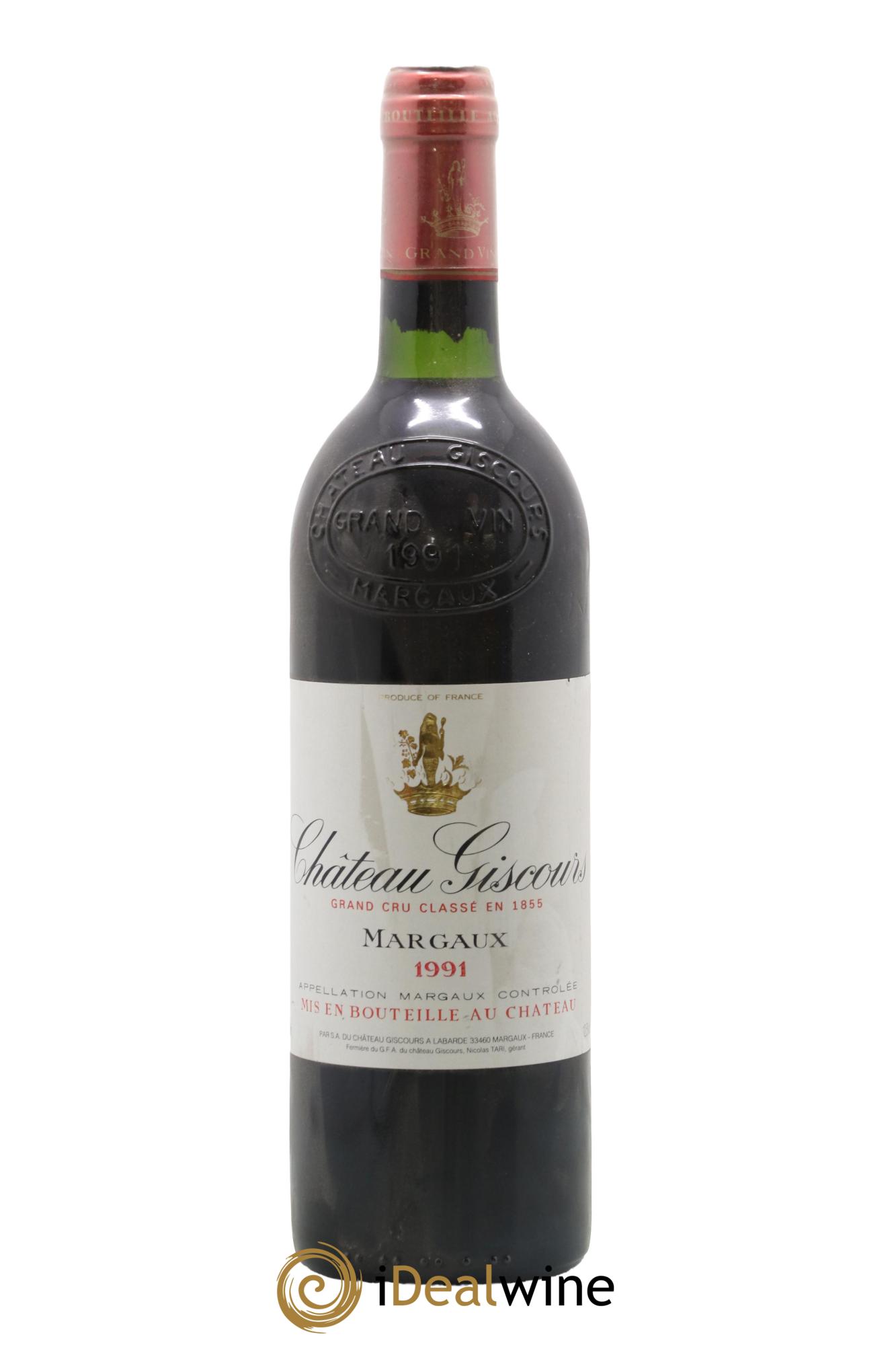 Château Giscours 3ème Grand Cru Classé 1991 - Lot de 1 bouteille - 0