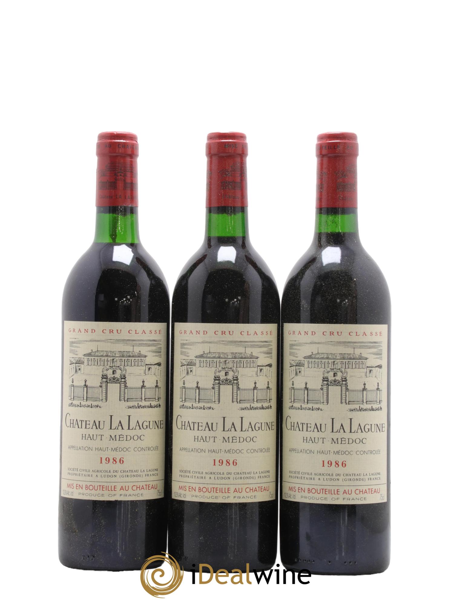 Château la Lagune 3ème Grand Cru Classé  1986 - Lot de 12 bouteilles - 4