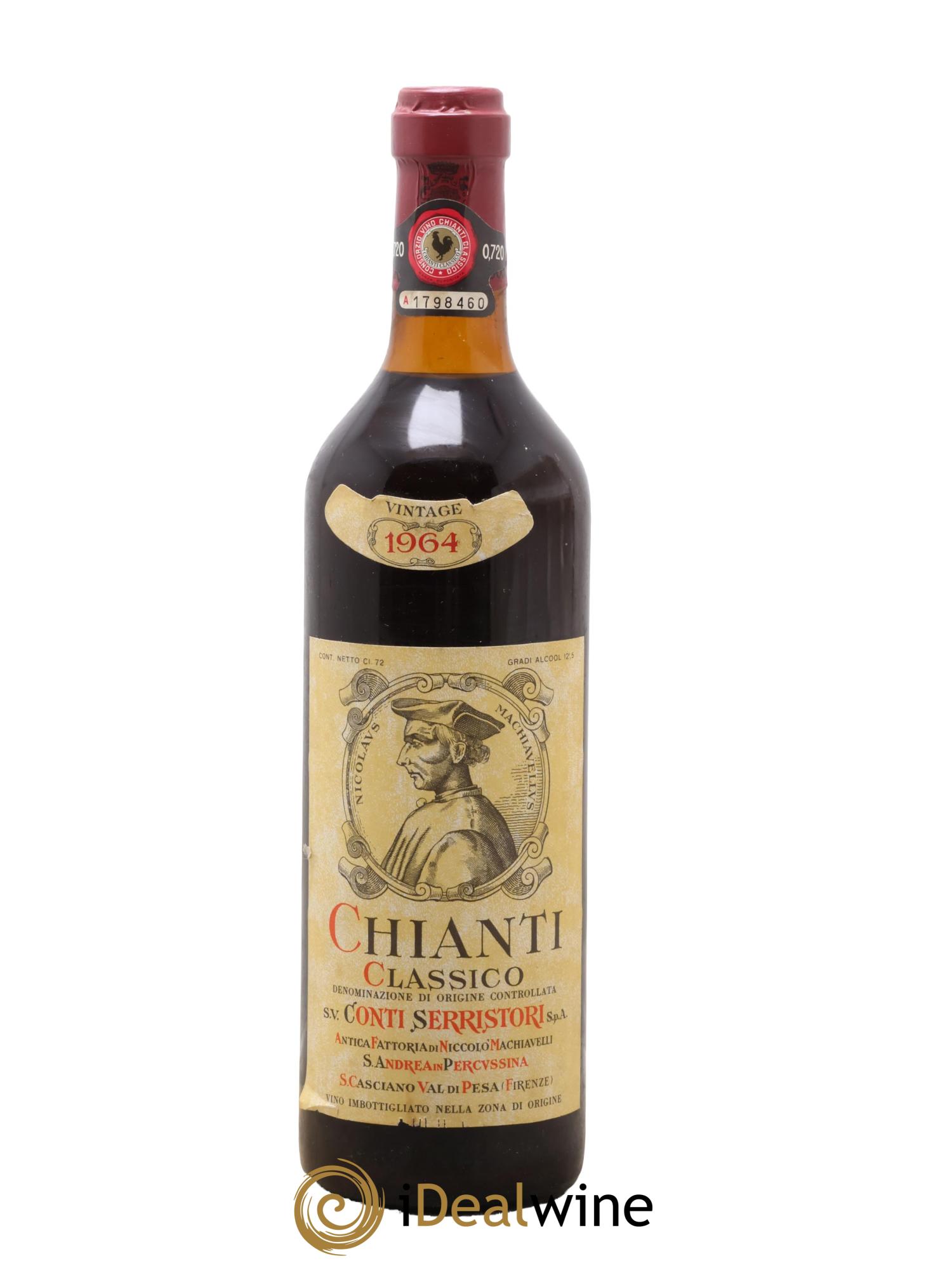 Chianti Classico DOCG Conti Serristori 1964 - Lot of 1 bottle - 0