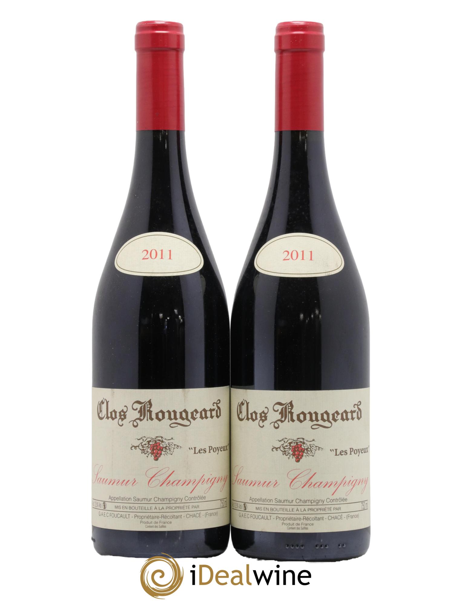 Saumur-Champigny Les Poyeux Clos Rougeard 2011 - Lot de 2 bouteilles - 0