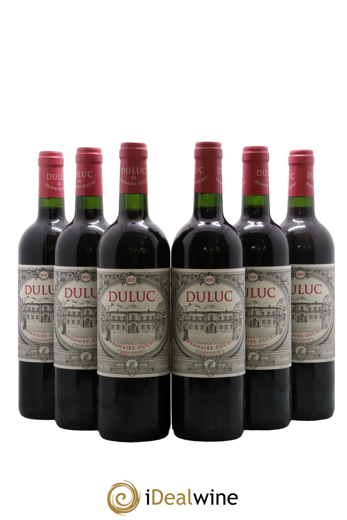 Duluc de Branaire Second Vin 2010 - Lotto di 6 bottiglie - 0