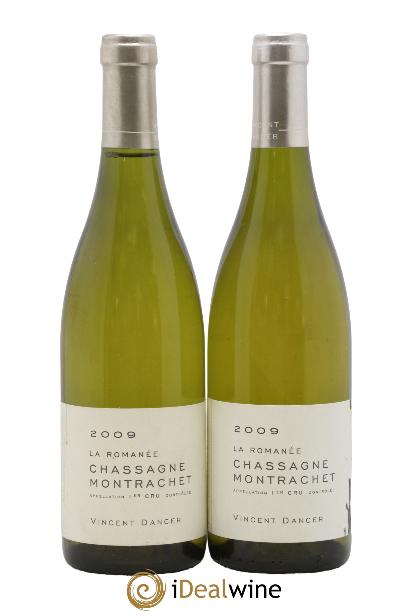 Chassagne-Montrachet 1er Cru La Romanée Vincent Dancer 2009 - Lot de 2 bouteilles - 0