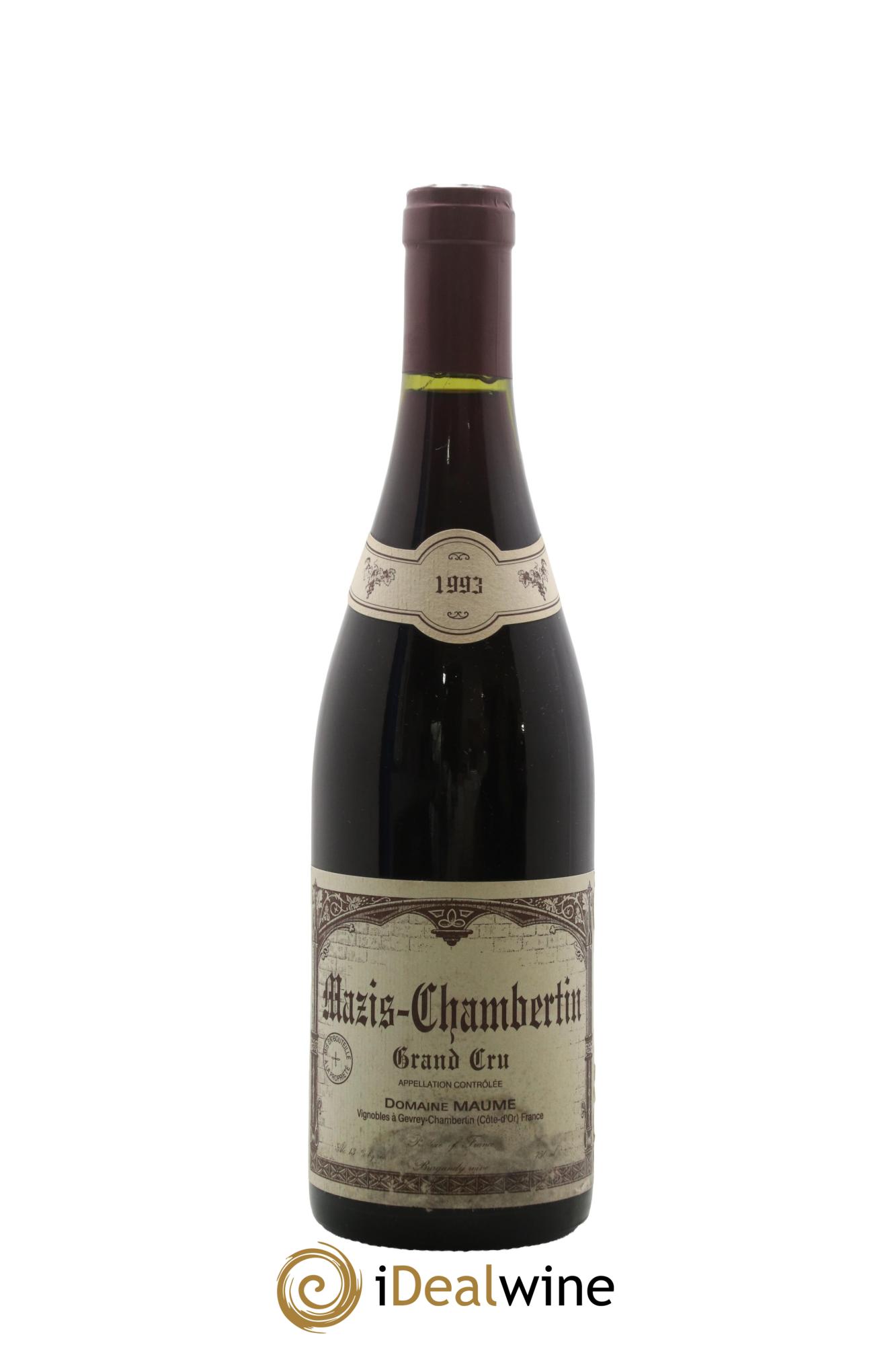 Mazis-Chambertin Grand Cru Maume (Domaine) 1993 - Lotto di 1 bottiglia - 0