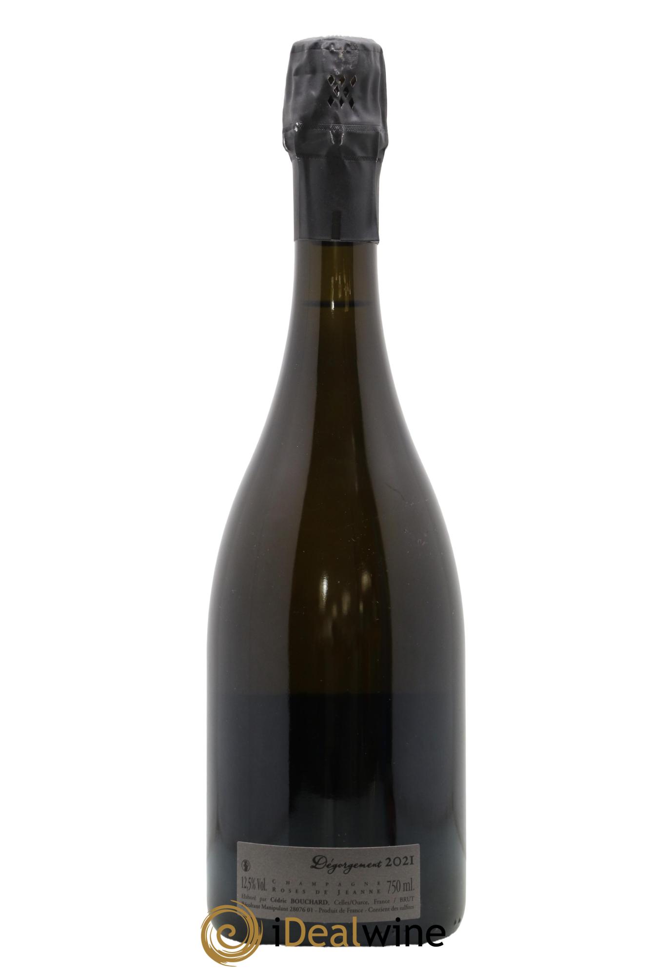 Roses de Jeanne Presle Blanc de Noirs Cédric Bouchard 2017 - Lotto di 1 bottiglia - 1