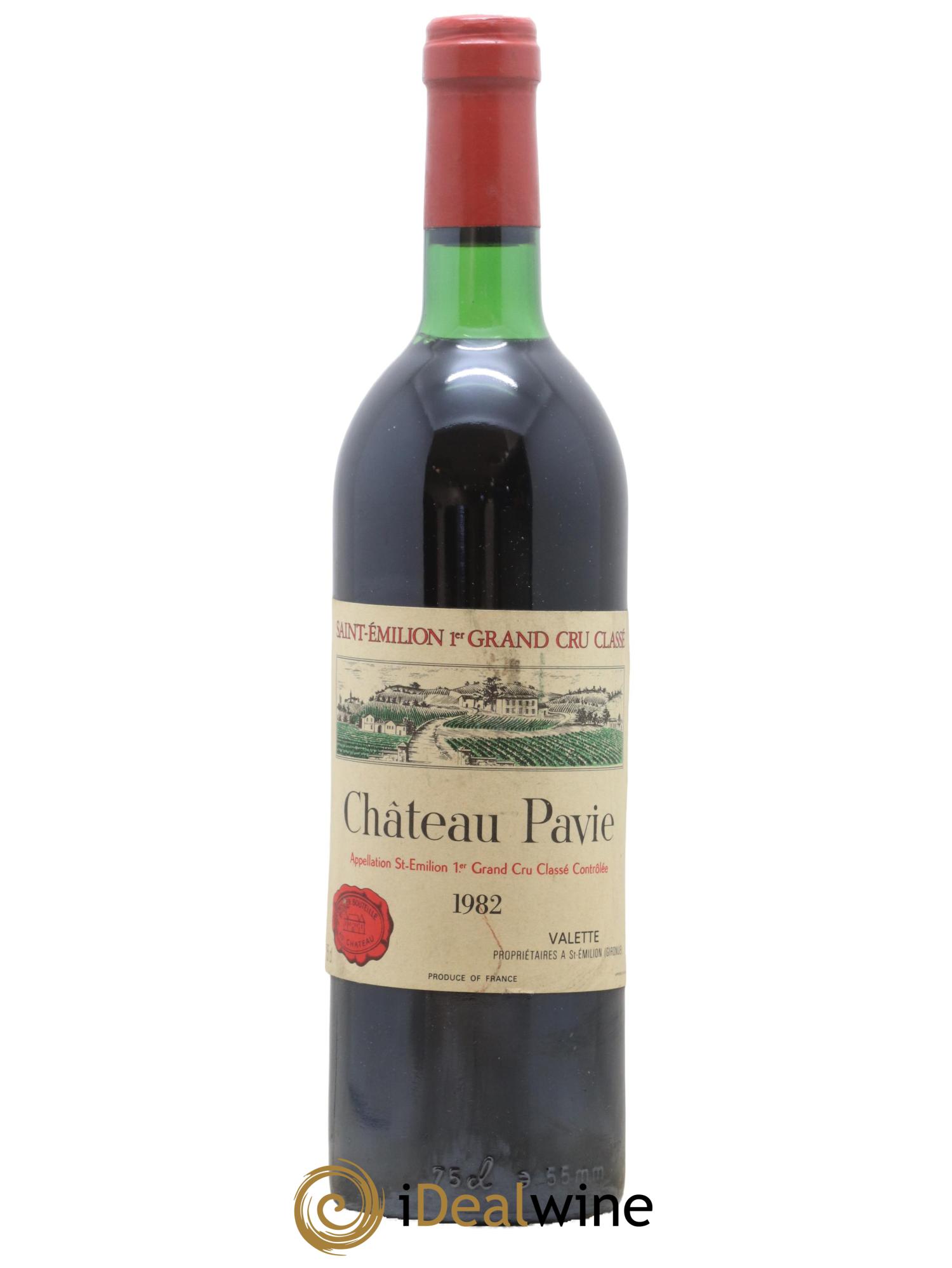 Château Pavie 1er Grand Cru Classé A 1982 - Lot de 1 bouteille - 0