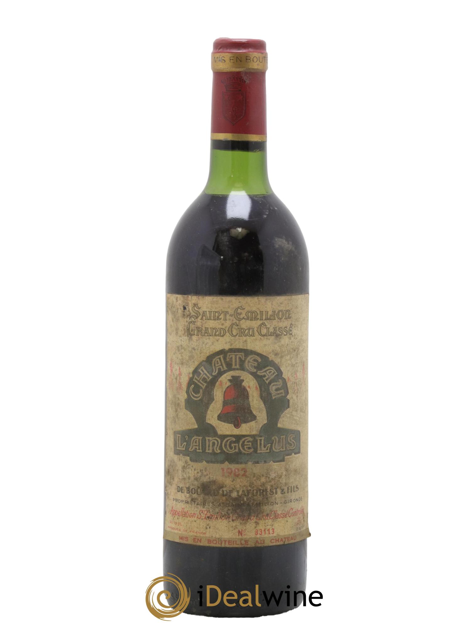 Château Angélus 1er Grand Cru Classé A 1982 - Lot of 1 bottle - 0