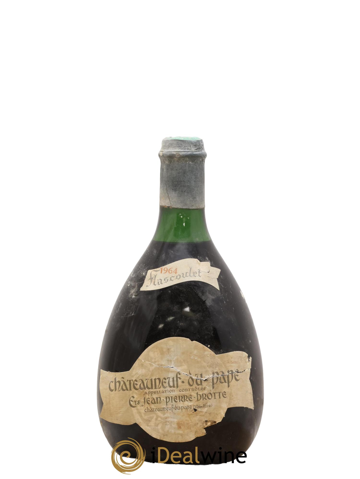 Châteauneuf-du-Pape Flascoulet Jean Pierre Brotte 1964 - Lot of 1 bottle - 0