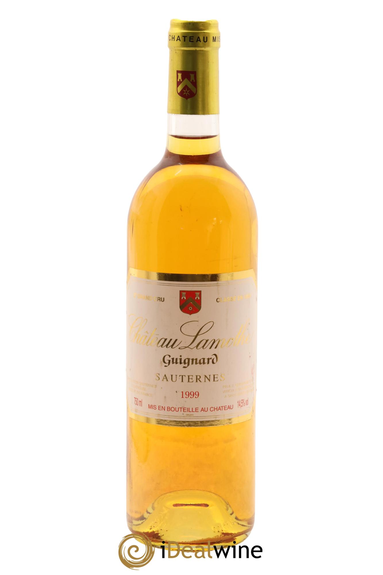 Château Lamothe Guignard 2ème Grand Cru Classé 1999 - Posten von 1 Flasche - 0