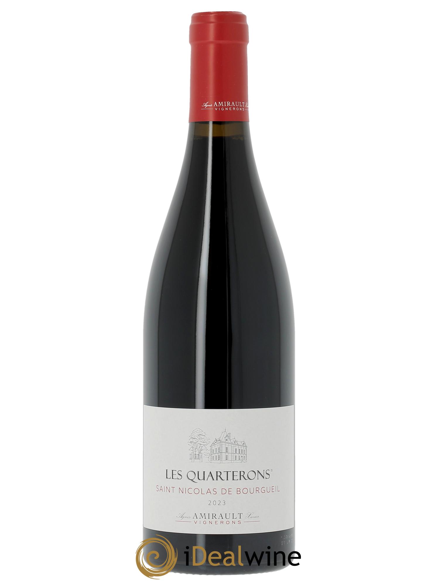 Saint-Nicolas de Bourgueil Les Quarterons Agnès et Xavier Amirault  2023 - Lot de 1 bouteille - 0