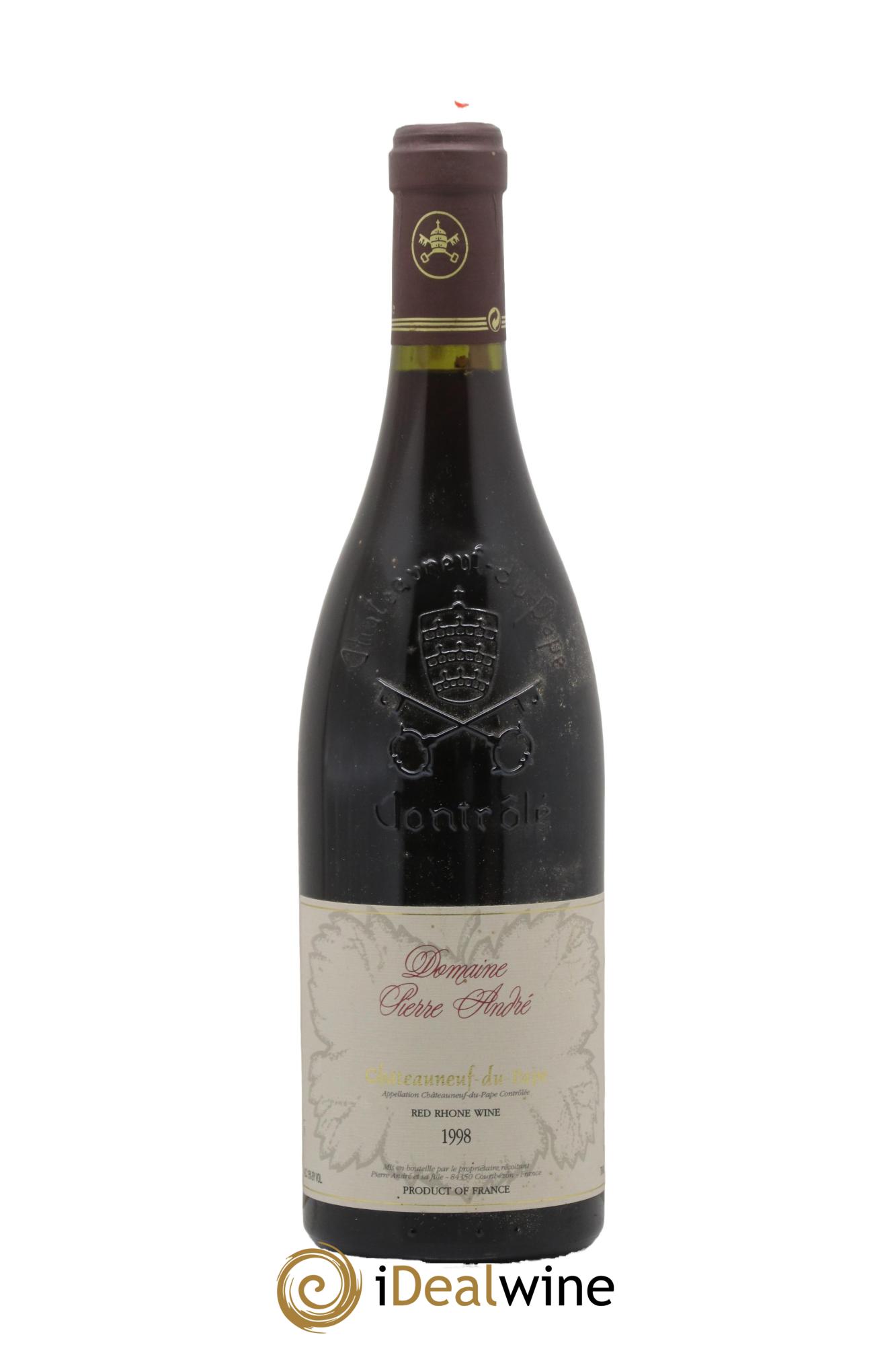 Châteauneuf-du-Pape Pierre André (Domaine) 1998 - Lot de 1 bouteille - 0