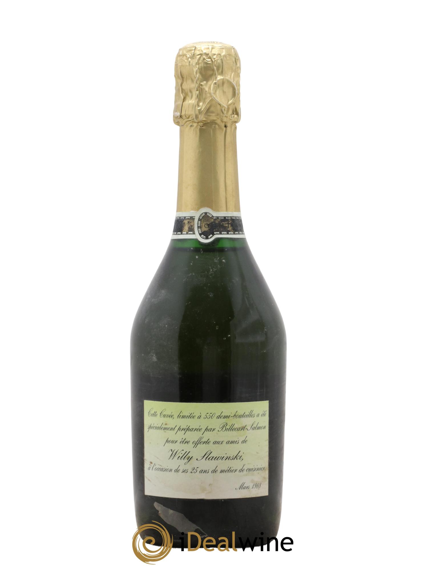 Champagne Apicius Willy Billecart-Salmon 1988 - Lot of 1 half-bottle - 1