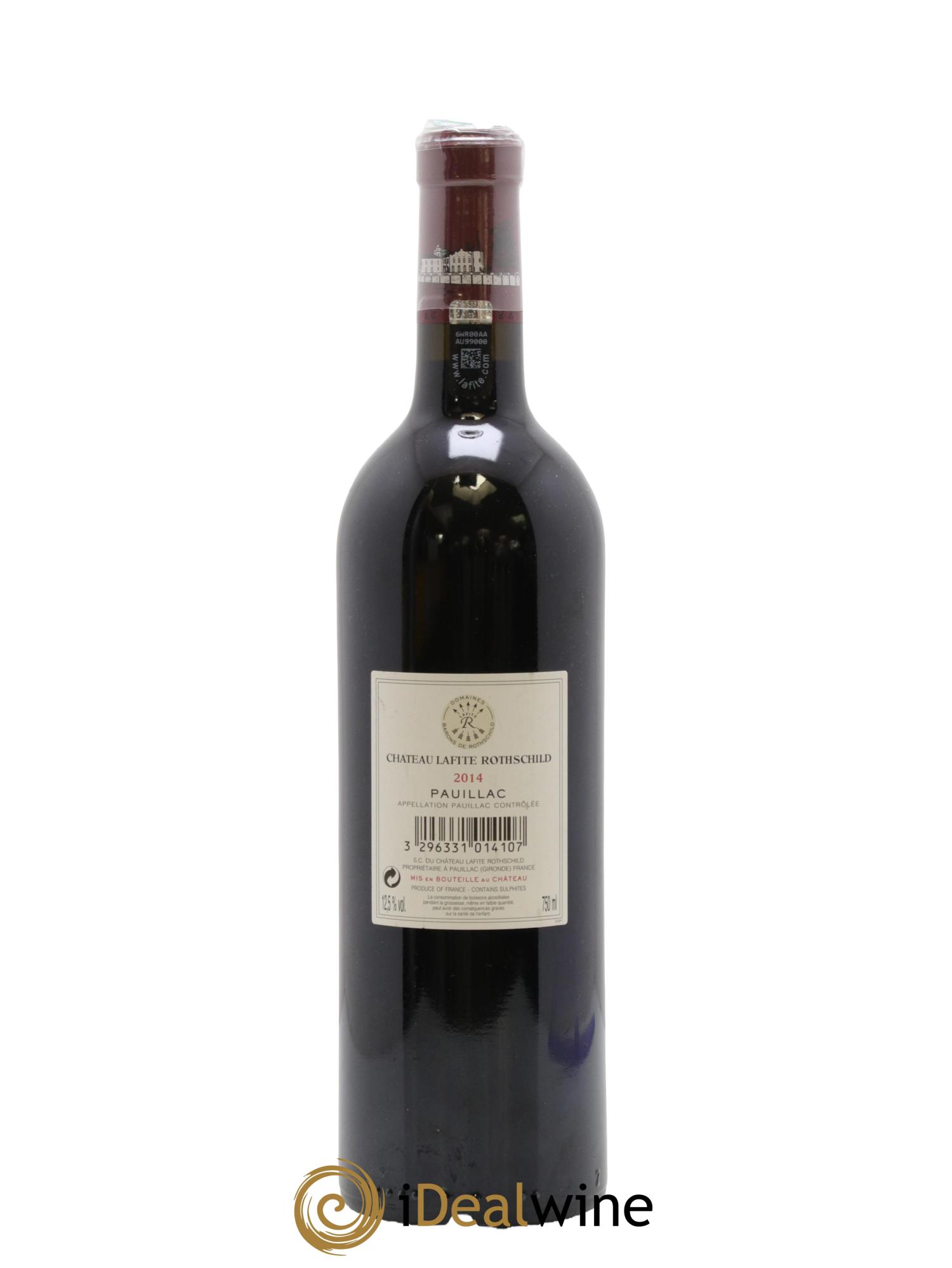 Château Lafite Rothschild 1er Grand Cru Classé 2014 - Posten von 1 Flasche - 1