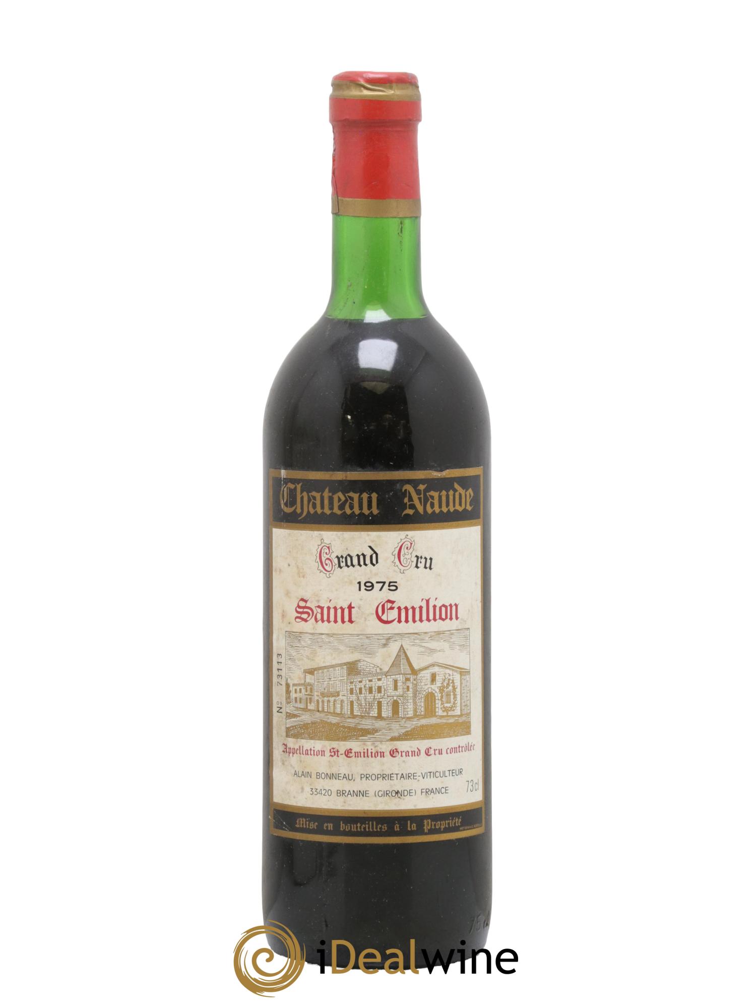 Saint-Émilion Grand Cru Château Naude 1975 - Posten von 1 Flasche - 0