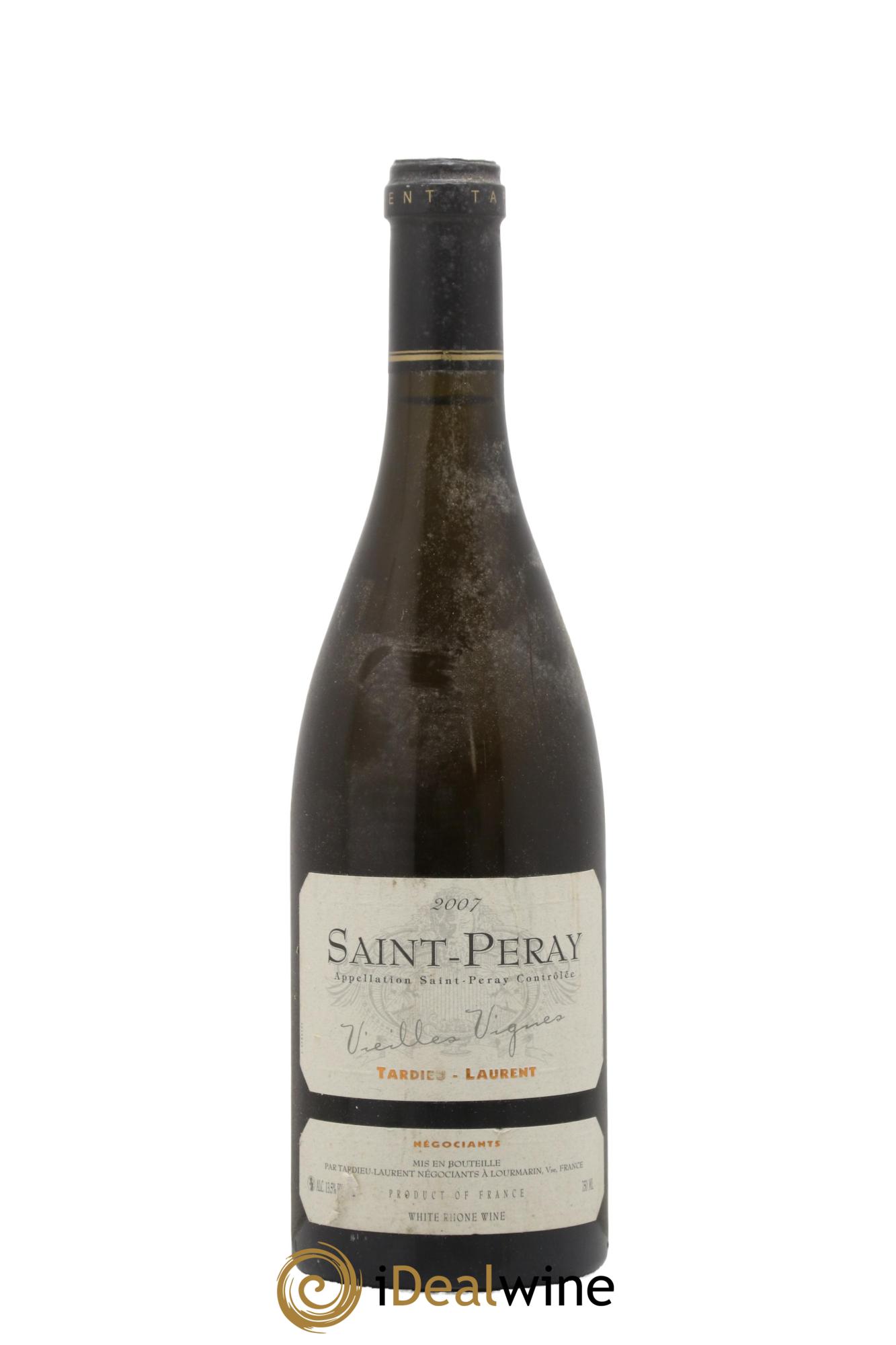 Saint-Péray Vieilles Vignes Domaine Tardieu-Laurent 2007 - Lot de 1 bouteille - 0