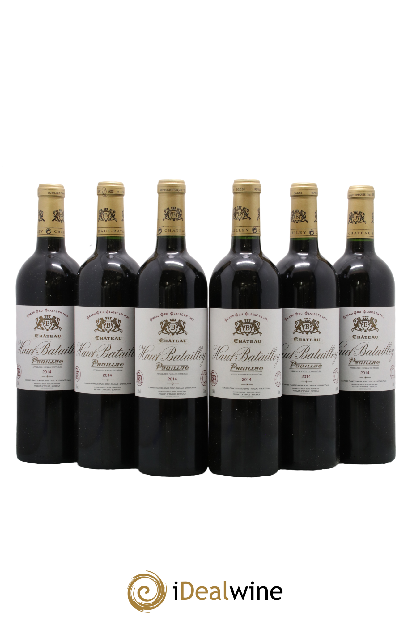 Château Haut Batailley 5ème Grand Cru Classé 2014 - Lot of 6 bottles - 0