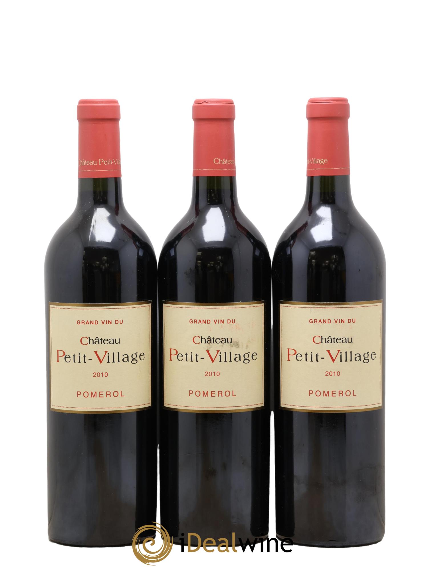 Château Petit Village 2010 - Lot of 3 bottles - 0