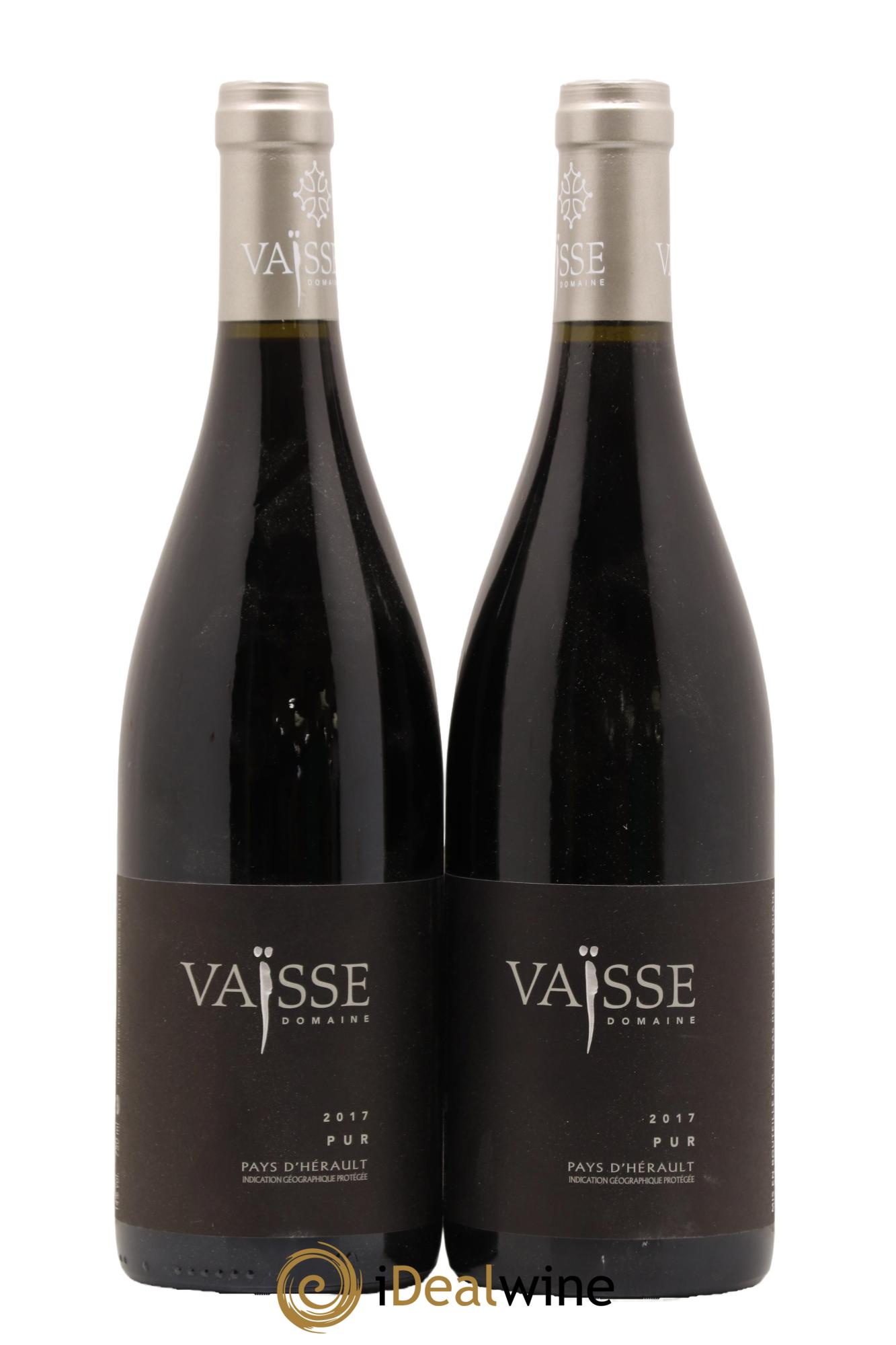Pays d'Hérault Pur Vaisse (Domaine) 2017 - Lot de 2 bouteilles - 0