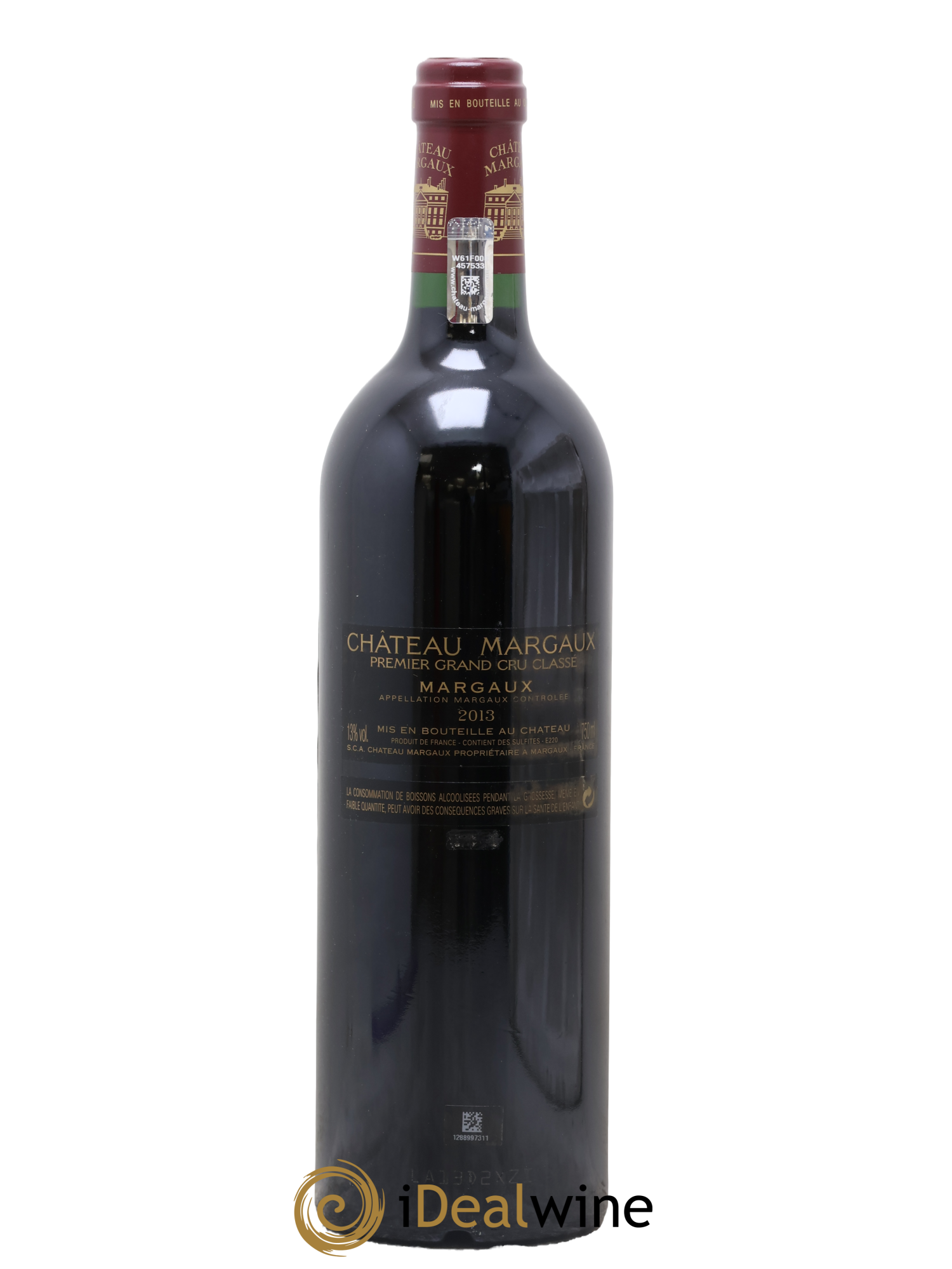 Château Margaux 1er Grand Cru Classé 2013 - Lot de 1 bouteille - 1