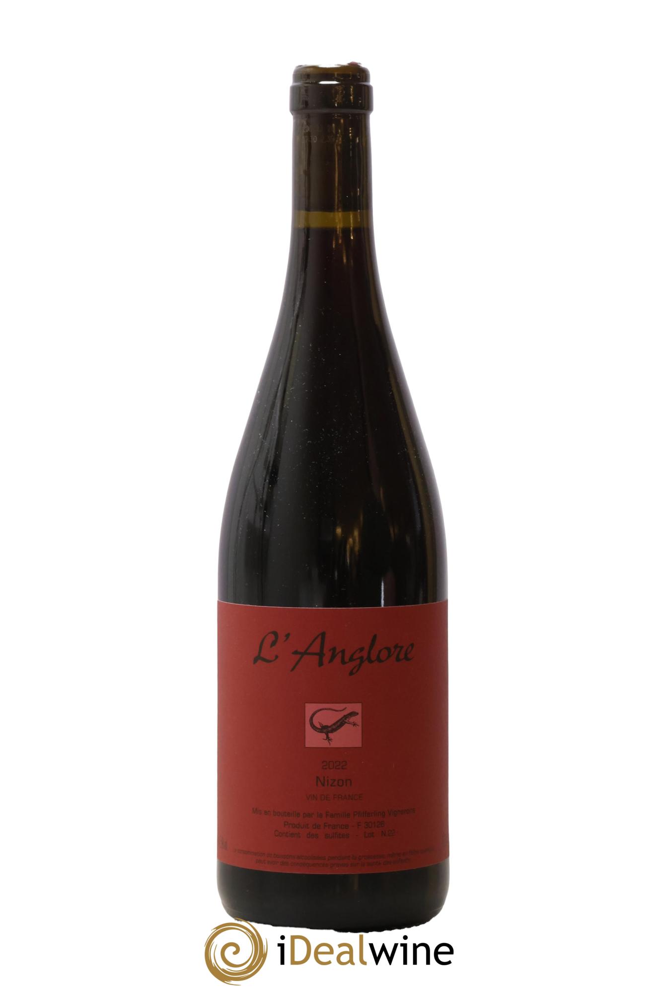 Vin de France Nizon L'Anglore 2022 - Lot de 1 bouteille - 0