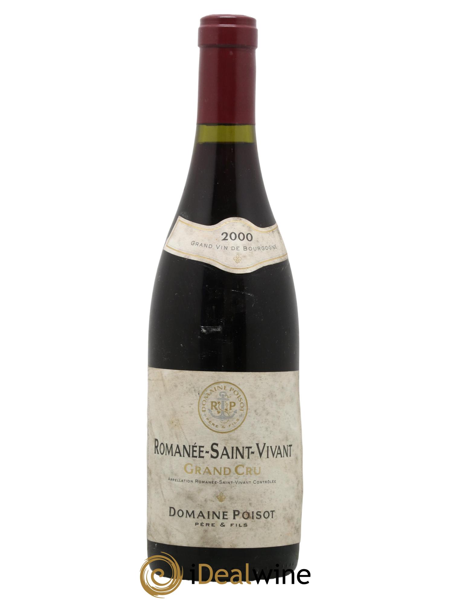 Romanée-Saint-Vivant Grand Cru Poisot Père & Fils 2000 - Lot de 1 bouteille - 0