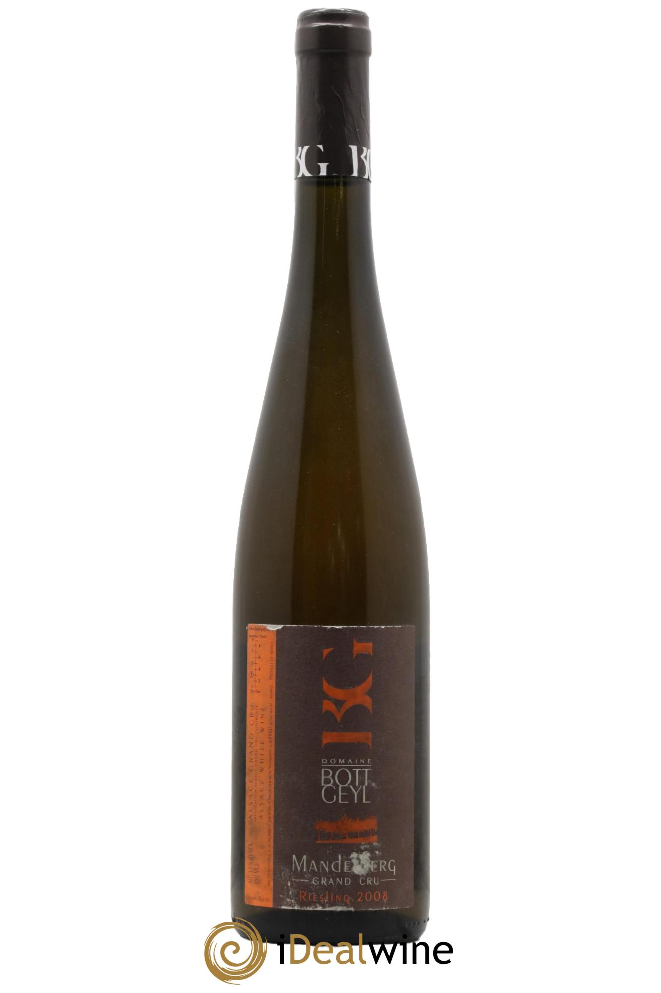 Alsace Riesling Grand Cru Mandelberg Bott-Geyl (Domaine) 2008 - Lot de 1 bouteille - 0