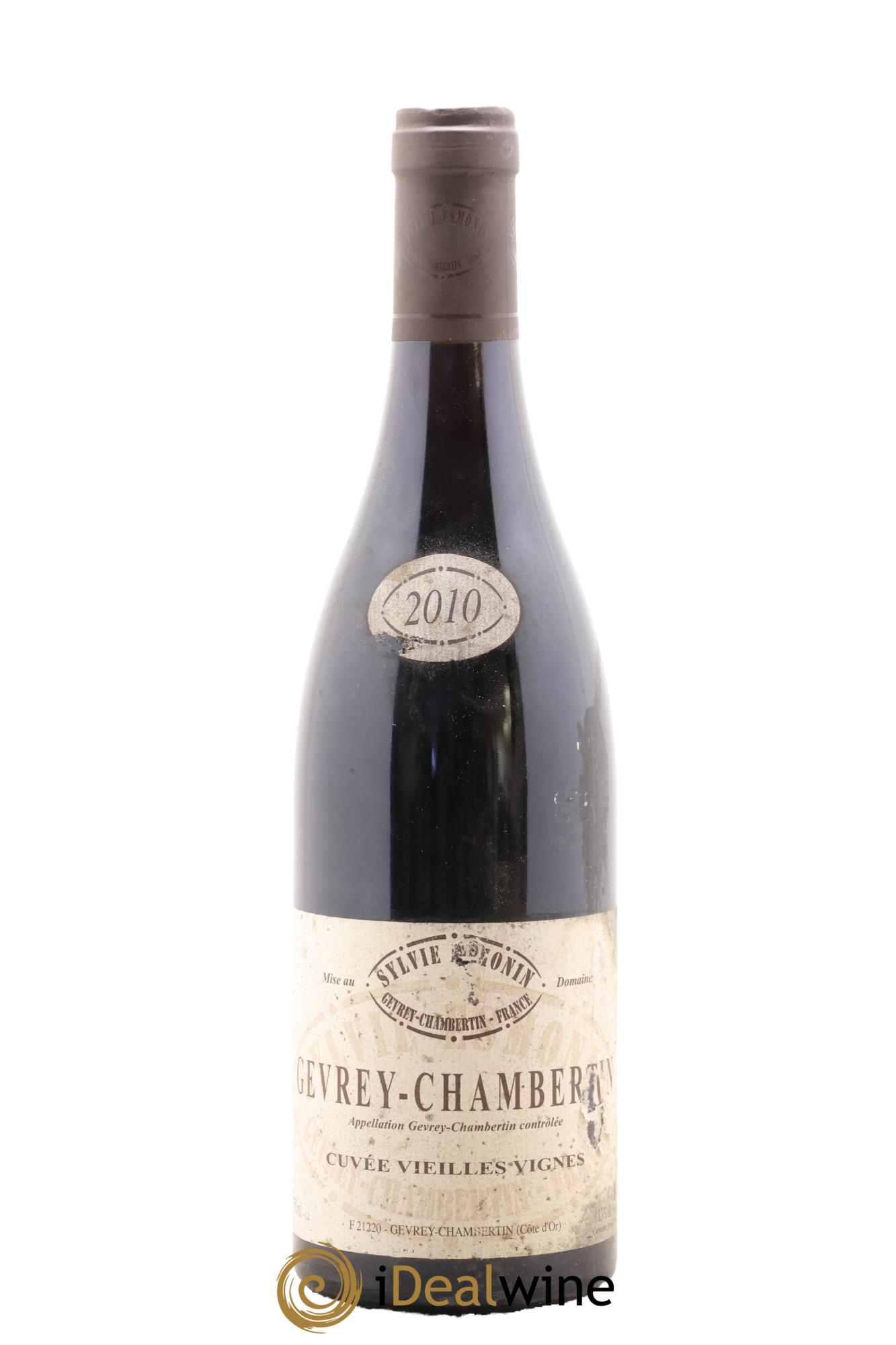 Gevrey-Chambertin Vieilles Vignes Sylvie Esmonin 2010 - Lot de 1 bouteille - 0