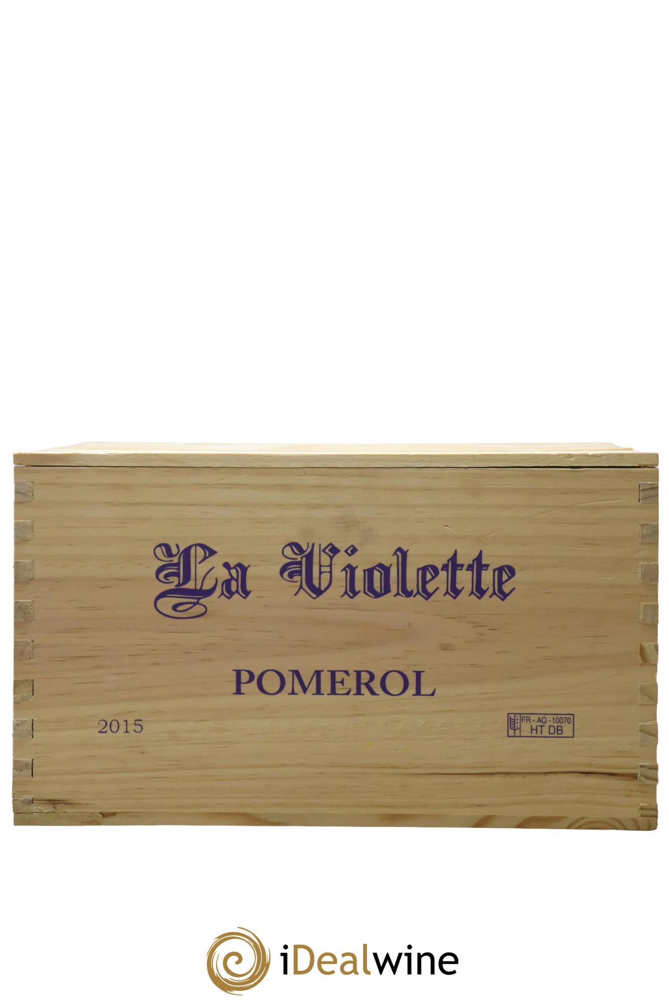 Château la Violette 2015 - Lot de 6 bouteilles - 6