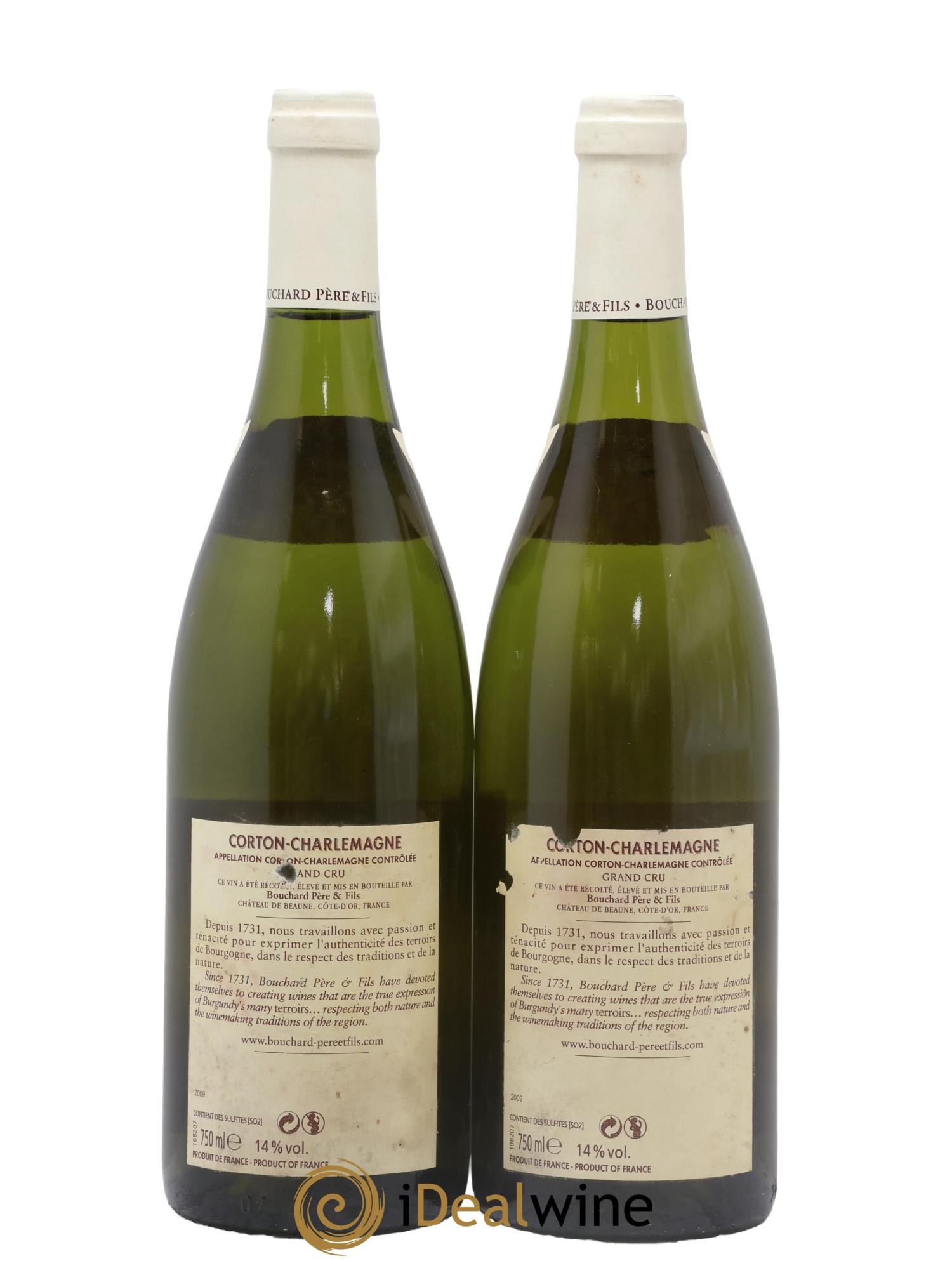 Corton-Charlemagne Grand Cru Bouchard Père & Fils 2009 - Posten von 2 Flaschen - 1