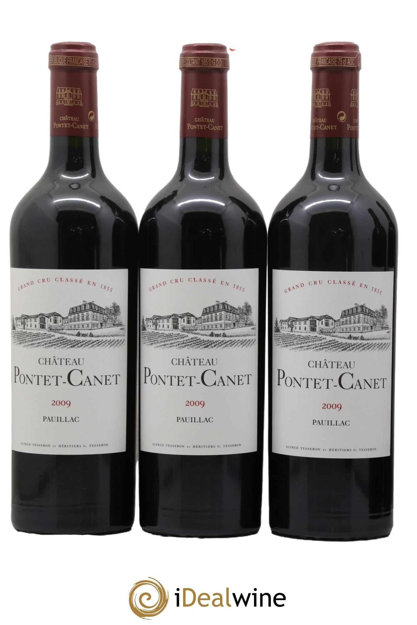 Château Pontet Canet 5ème Grand Cru Classé 2009 - Lot of 6 bottles - 3