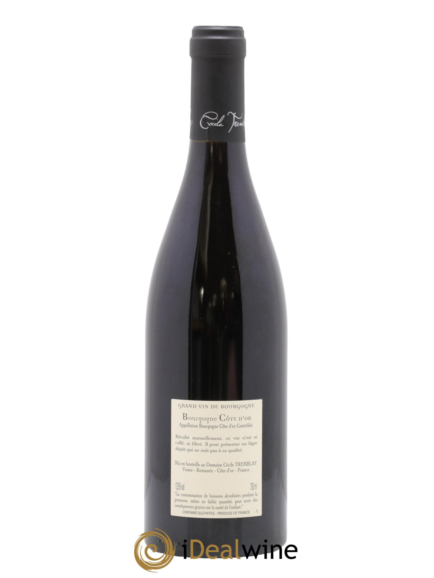 Bourgogne Côte-d'Or Cécile Tremblay 2022 - Lot de 1 bouteille - 1
